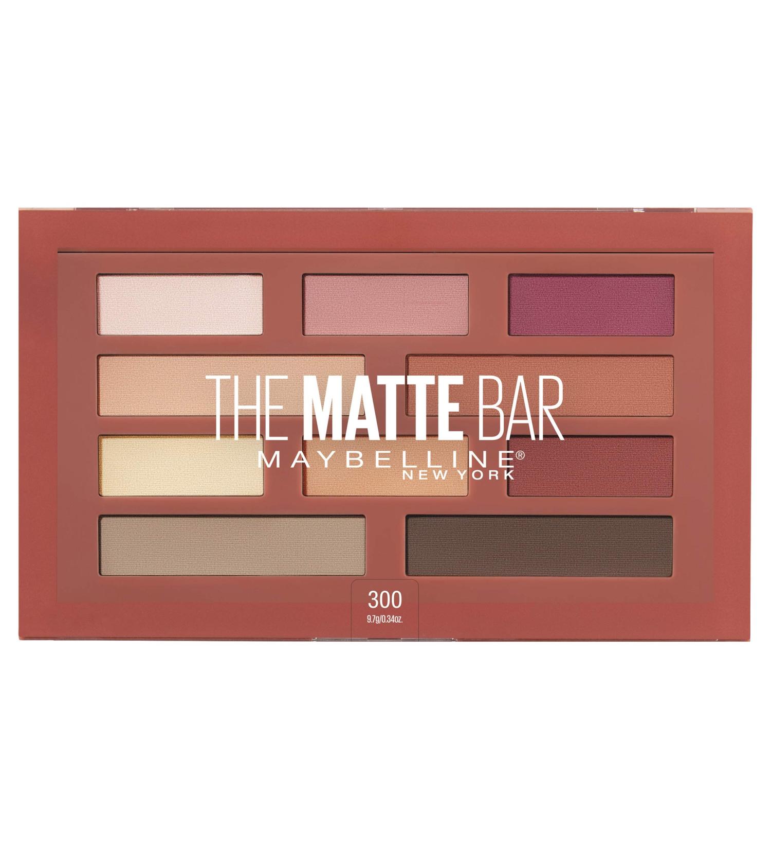 Maybelline New York Matte Bar Eyeshadow Palette 300 - 1 Count - Buy Online on SooperMarket.com