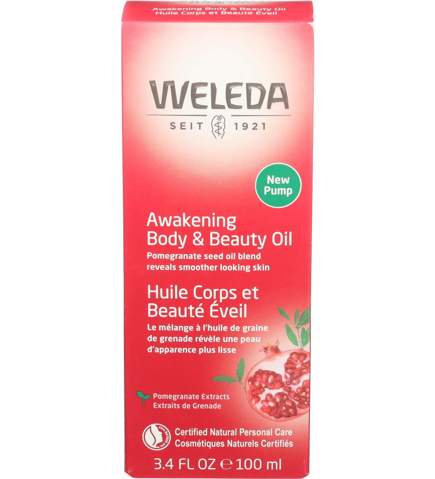 Weleda Awakening Body & Beauty Oil 3.4 fl oz | Natural Hydration & Nourishment - Buy Online on SooperMarket.com