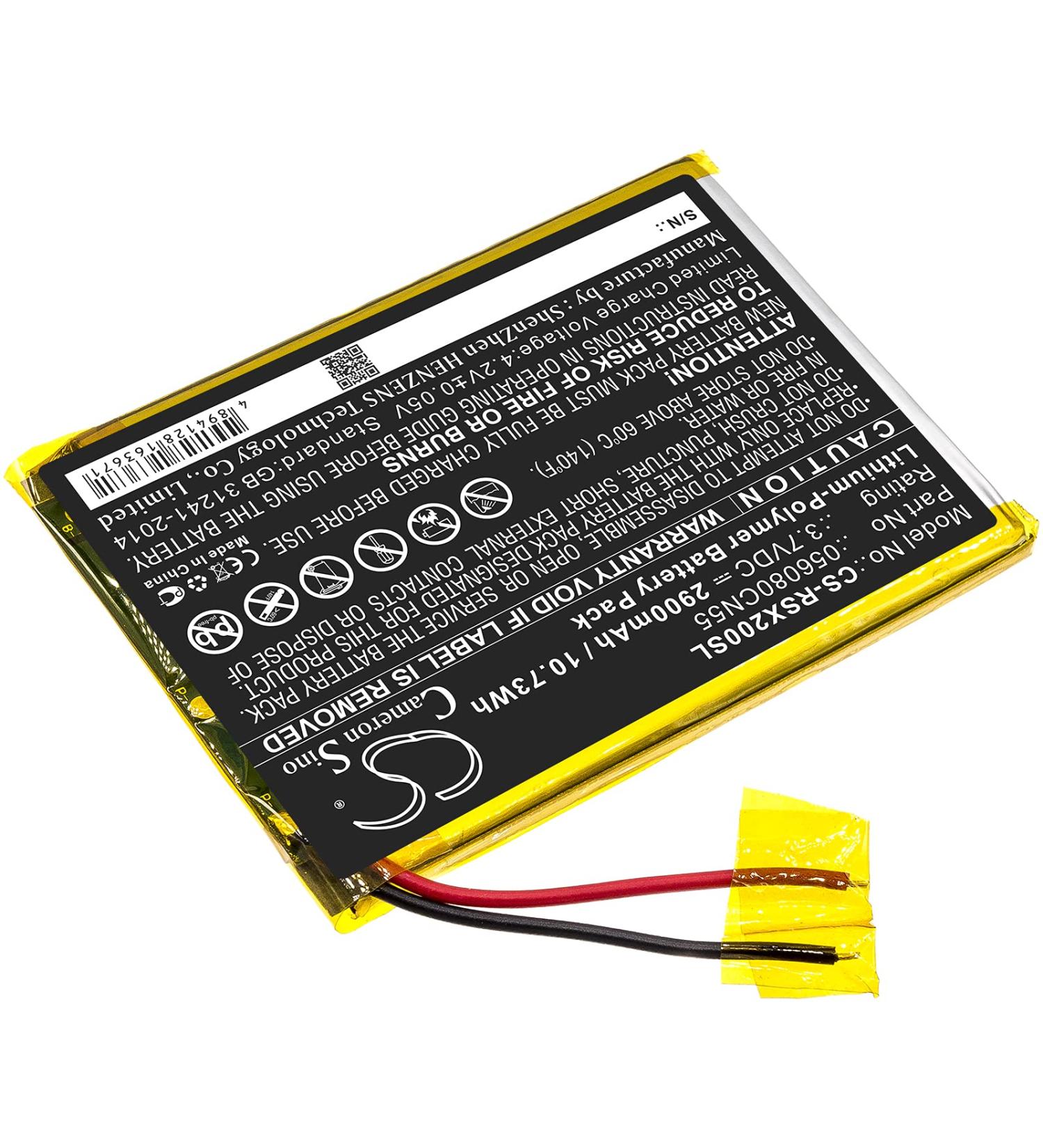 PRUVA Battery for Oregon Scientific Meep & Meep X2 - 2900mAh Replacement OP0118-13 P/N: 056080CN55 - International Shipping Available - Buy Online on SooperMarket.com