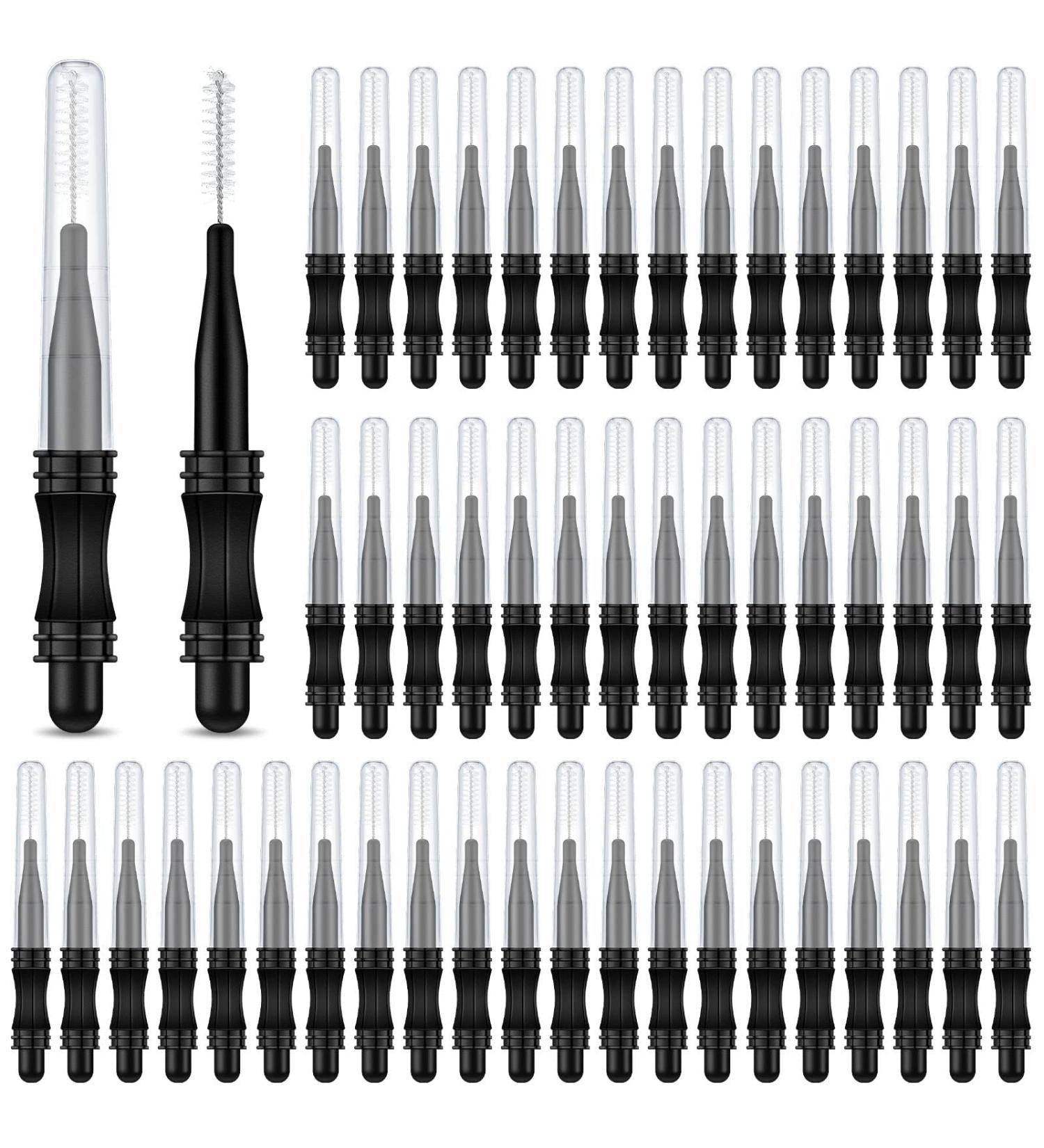 100 Pcs Micro Eyebrow Brush with Cap - Brow Lamination & Lash Lift Tools - Buy Online on SooperMarket.com