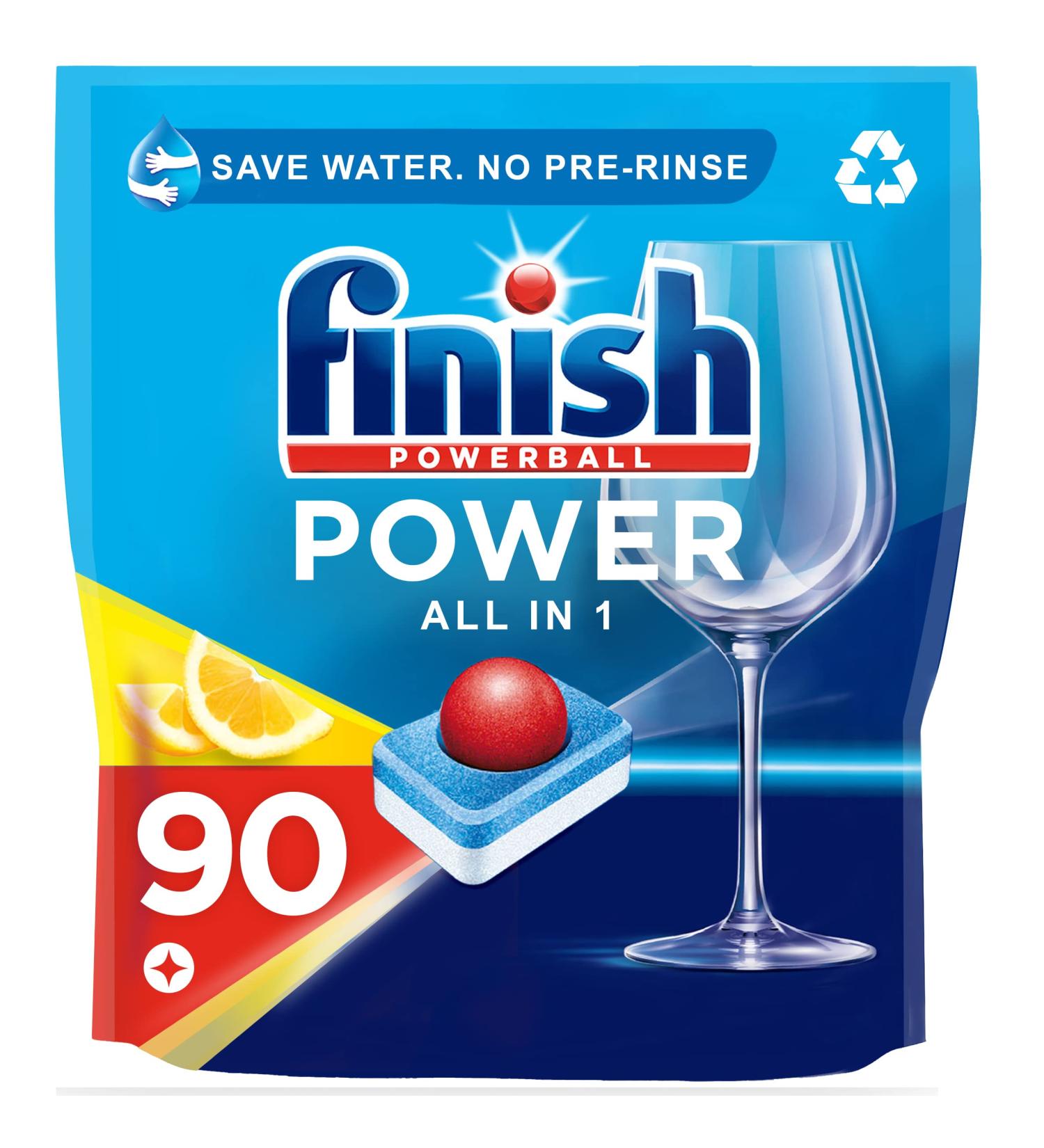 Finish All in 1 powerball lemon sparkle 90 tabs