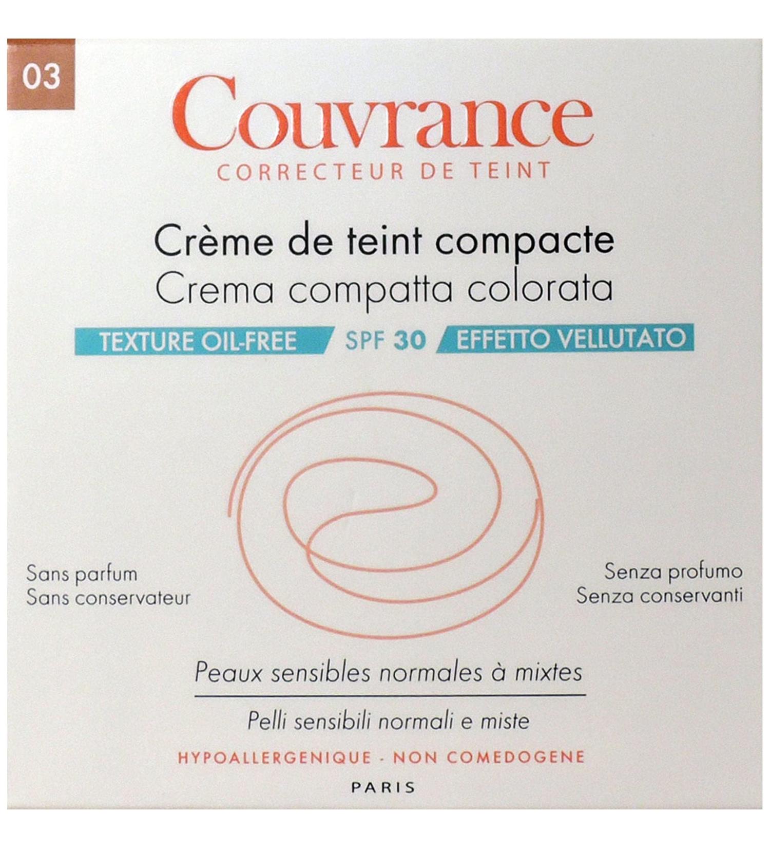 Avene Couvrance Compact Make up 03 sand oil free 10 g (1 pack) Sand