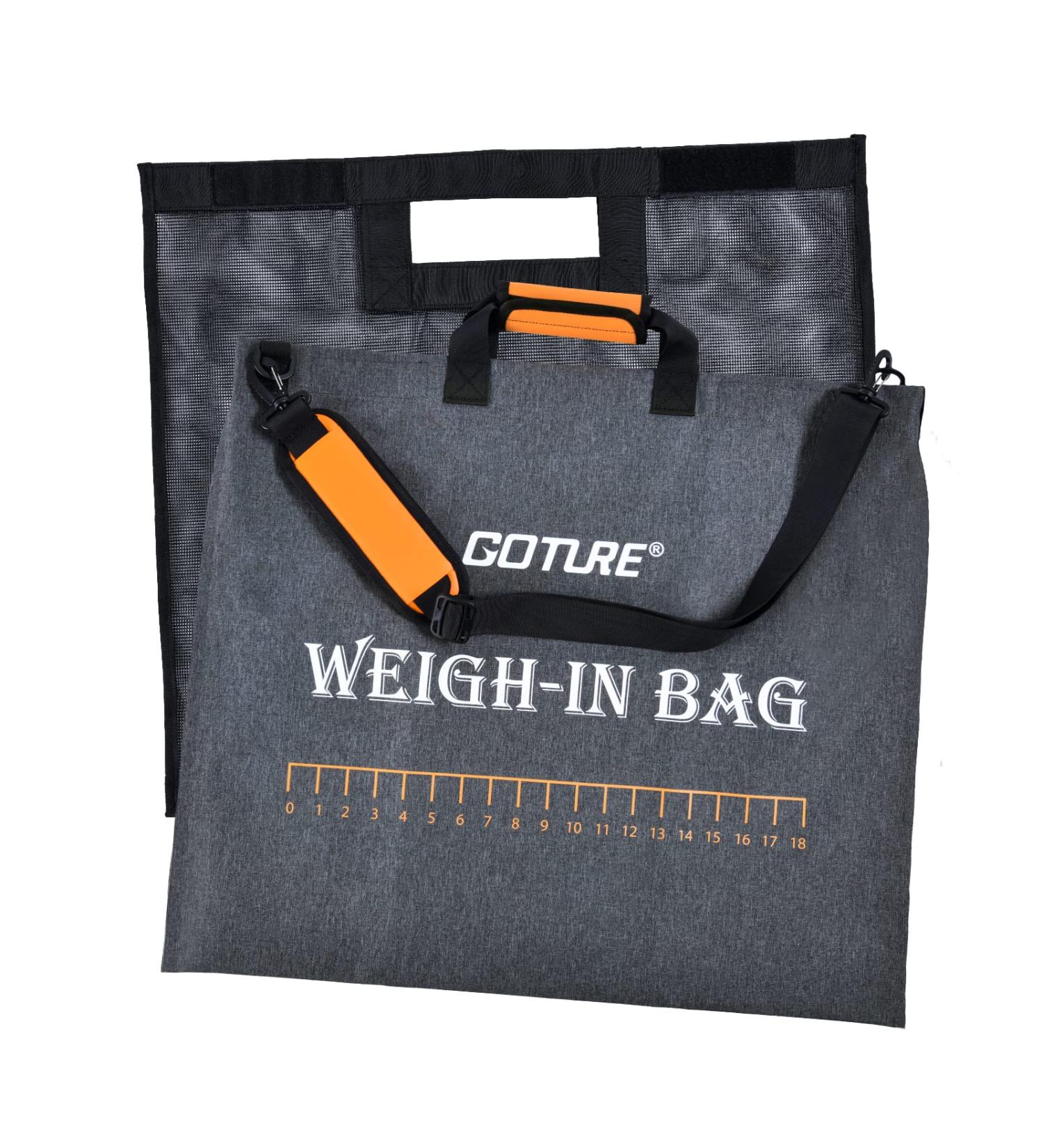 Goture Tournament Fishing Bag Bass WeighÂ inÂ Bag with Built-in 18inch Fish Ruler 2 in 1 Kit  Removable Inner Mesh Tournament Fish Bags 25.6x22inch Heavy Duty Weigh In Bag for Bass Fishing C:Fishing Weigh-in Bag - Buy Online on SooperMarket.com