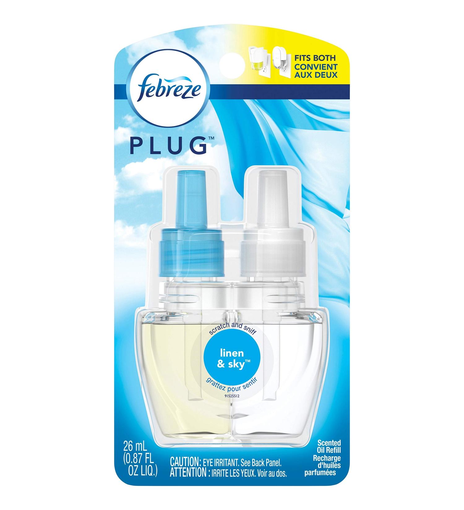 Febreze Plug Linen/Sky Refill
