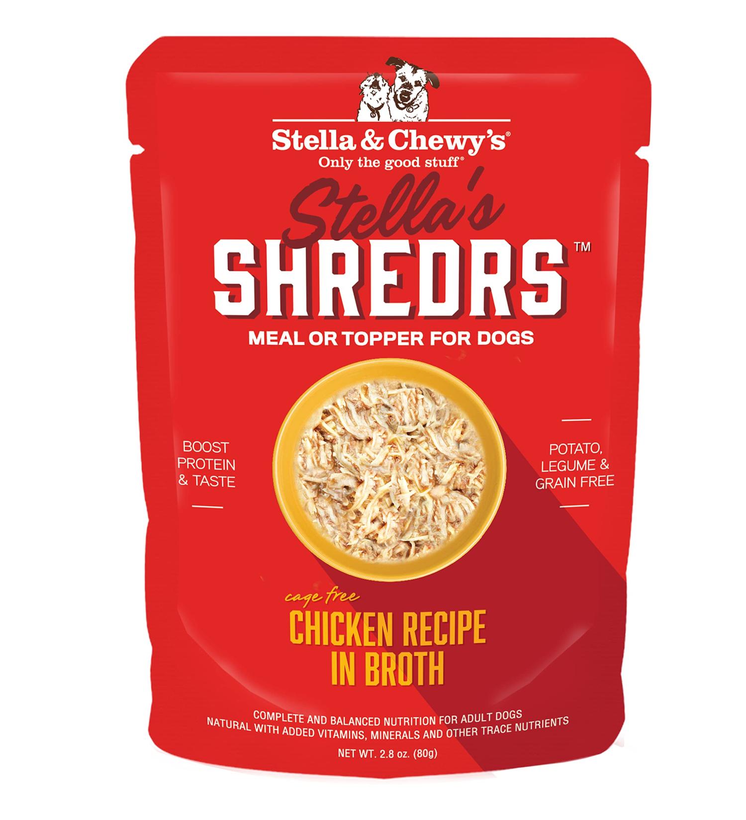 Stella & Chewy's Shredded Chicken Dog Food - 24 Pouches - Buy Online on SooperMarket.com