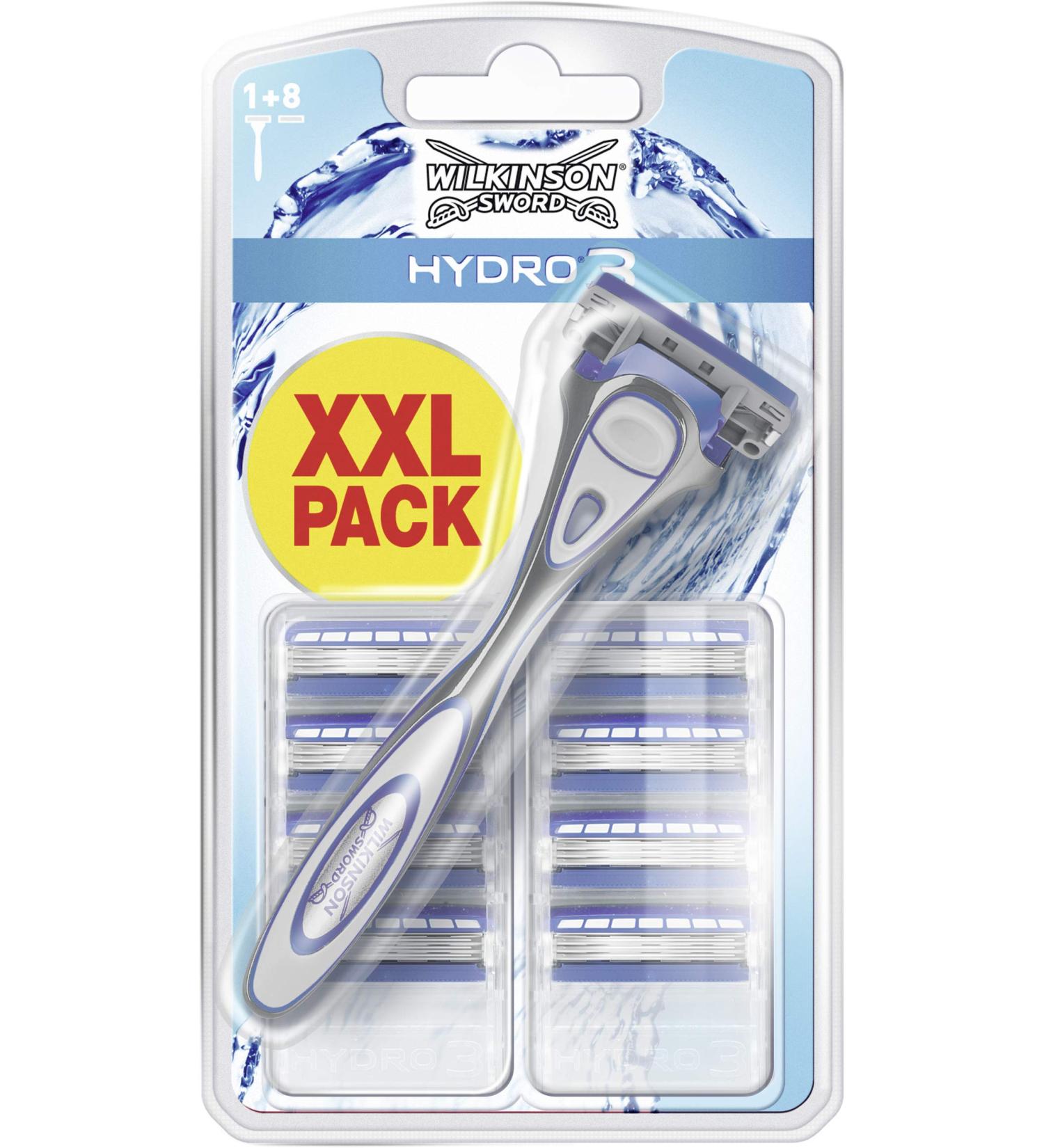 Buy Wilkinson Sword Hydro Men's Razor with 8 Replacement Blades - 10 Pieces Pack | International Shipping Available - Buy Online on SooperMarket.com