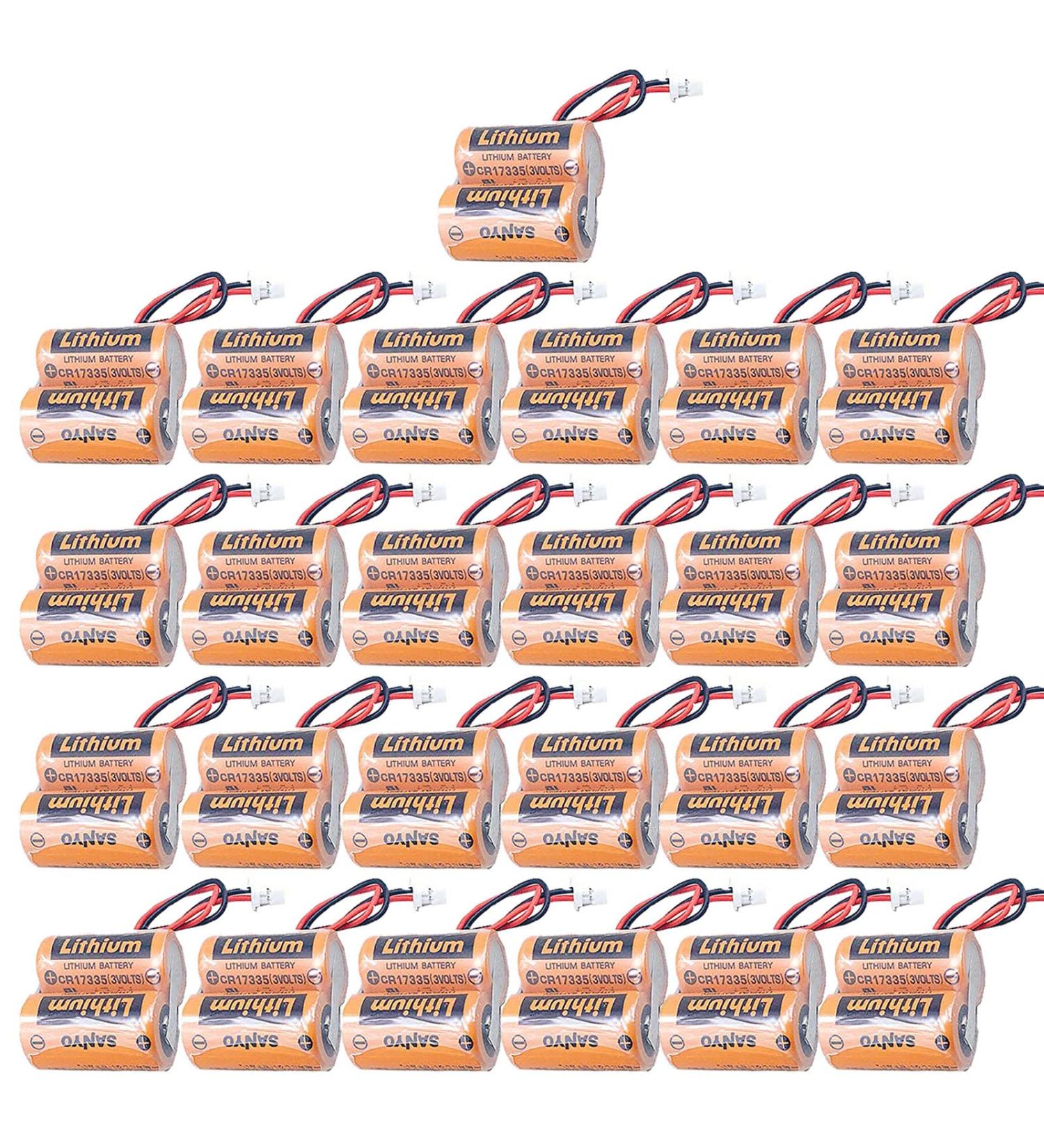 Buy 25 Pack 6V MR-BAT6V1 2CR17335A WK17 Batteries for M80 Driver & MR-J4 Servo System 1800mAh - International Shipping Available - Buy Online on SooperMarket.com