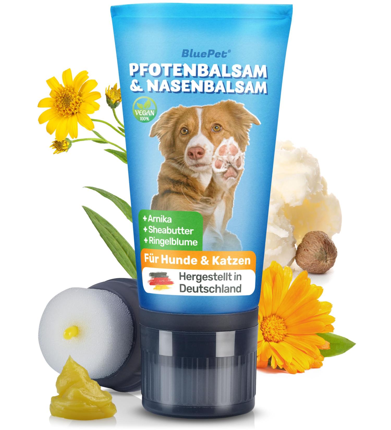 Buy Bluepet Pfotenbalsam Dog Stick Ultimate Care for Stressed Paws & Noses | Relieves Protects & Maintains Year-Round - Buy Online on SooperMarket.com