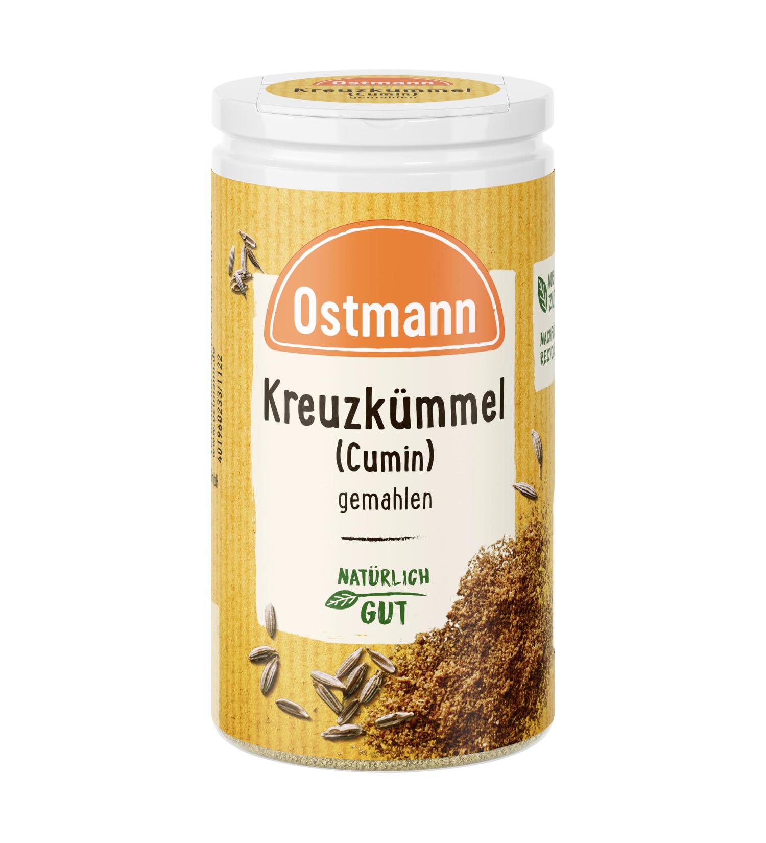 Ostmann Ground Cumin 4-Pack (4 x 35g) - Premium Quality Spice for International Shipping - Buy Online on SooperMarket.com