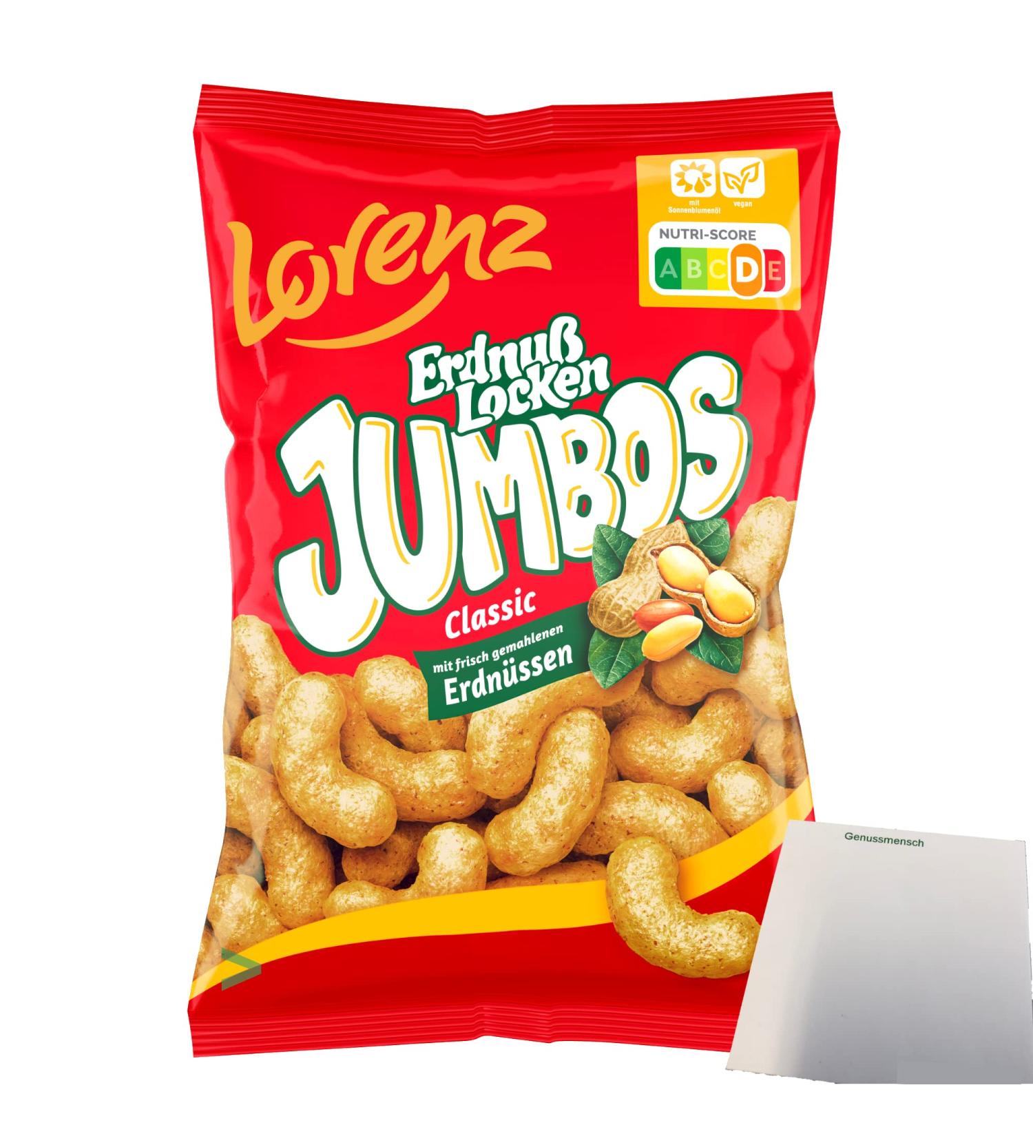 Buy Lorenz Peanut Curls Jumbos XXL - Classic Peanut Flips & Corn Snack (150g) - International Shipping Available - Buy Online on SooperMarket.com
