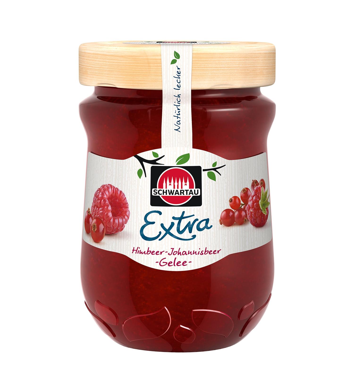 Buy Schwartau Extra Raspberry-Currant Jelly - 8 Pack (8 x 340g) | Premium Quality International Shipping - Buy Online on SooperMarket.com
