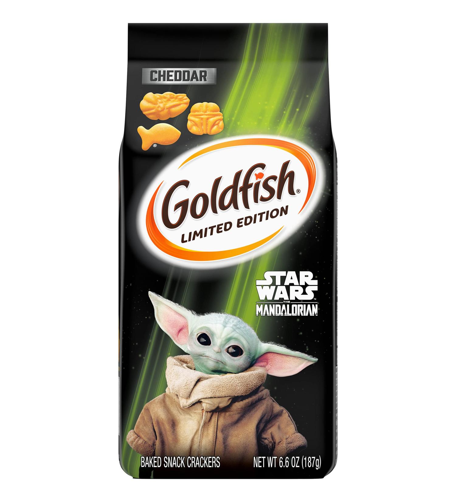 Goldfish Star Wars Mandalorian Cheddar Crackers - 6.6 oz Snack Crackers - Buy Online on SooperMarket.com