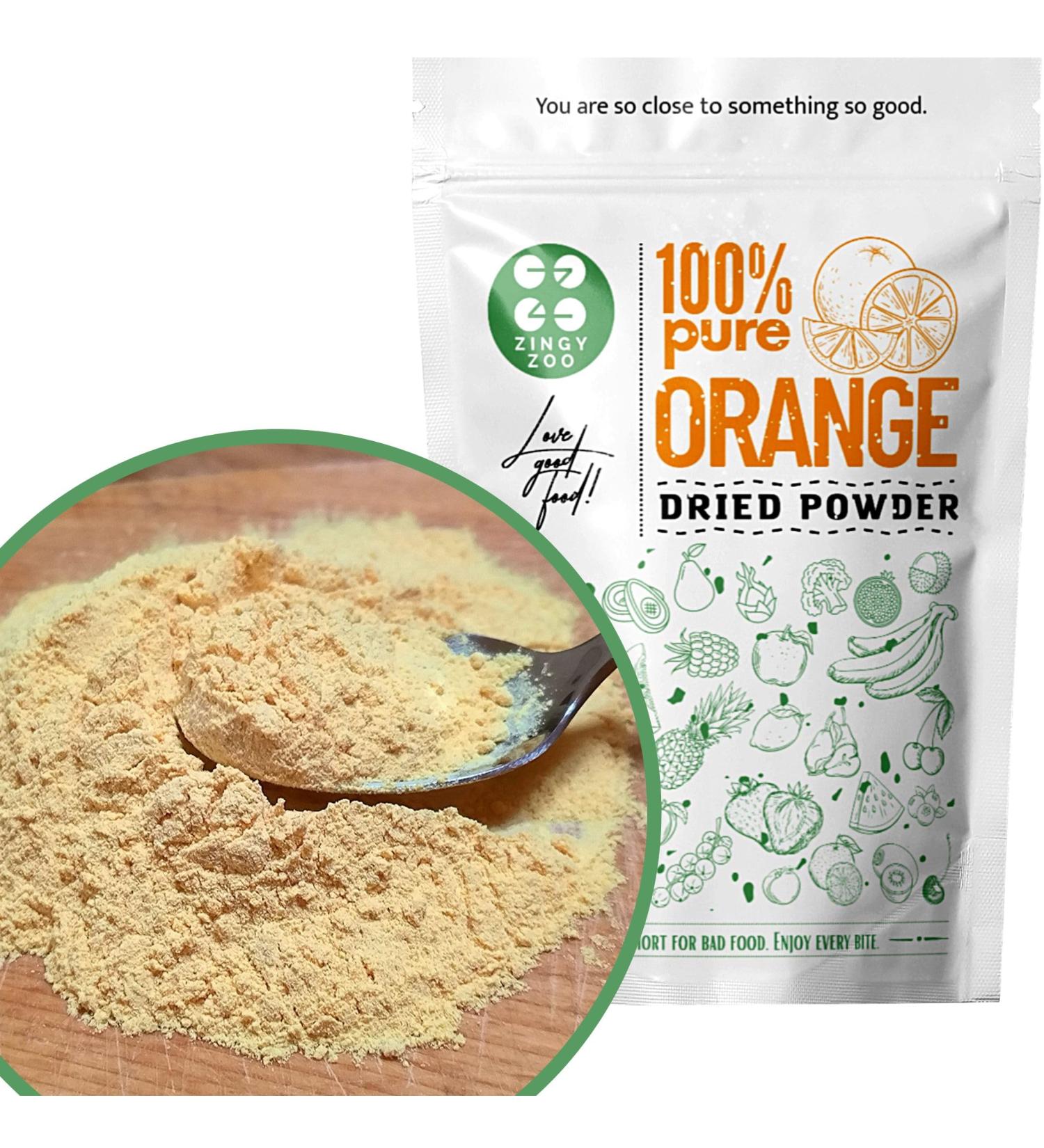 Dried Orange Peel Powder - Turkish Tea Cake Topping & Smoothie Ingredient - Buy Online on SooperMarket.com