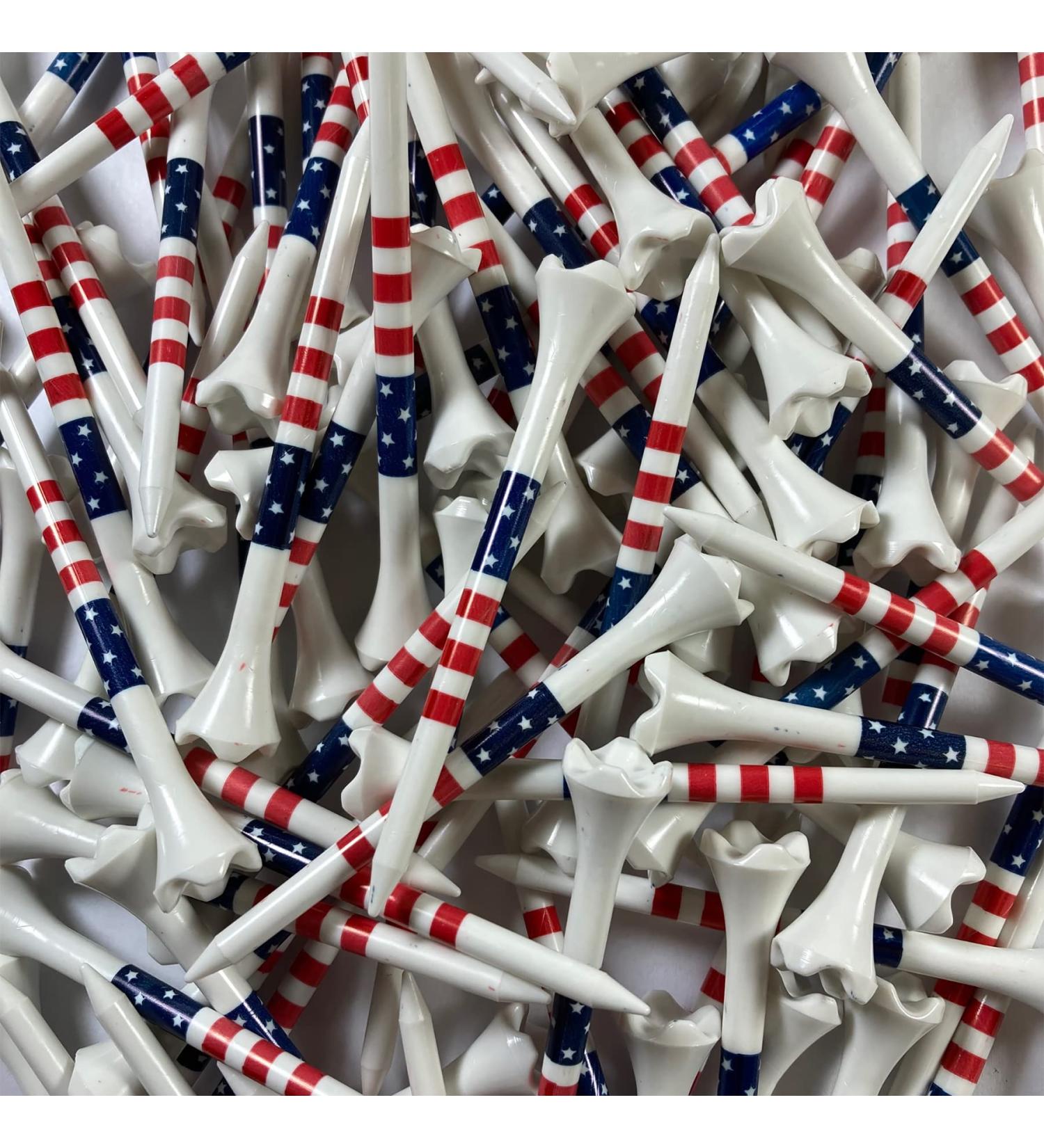 Pride Performance Golf Tees Stars and Stripes - 100 Count - Buy Online on SooperMarket.com
