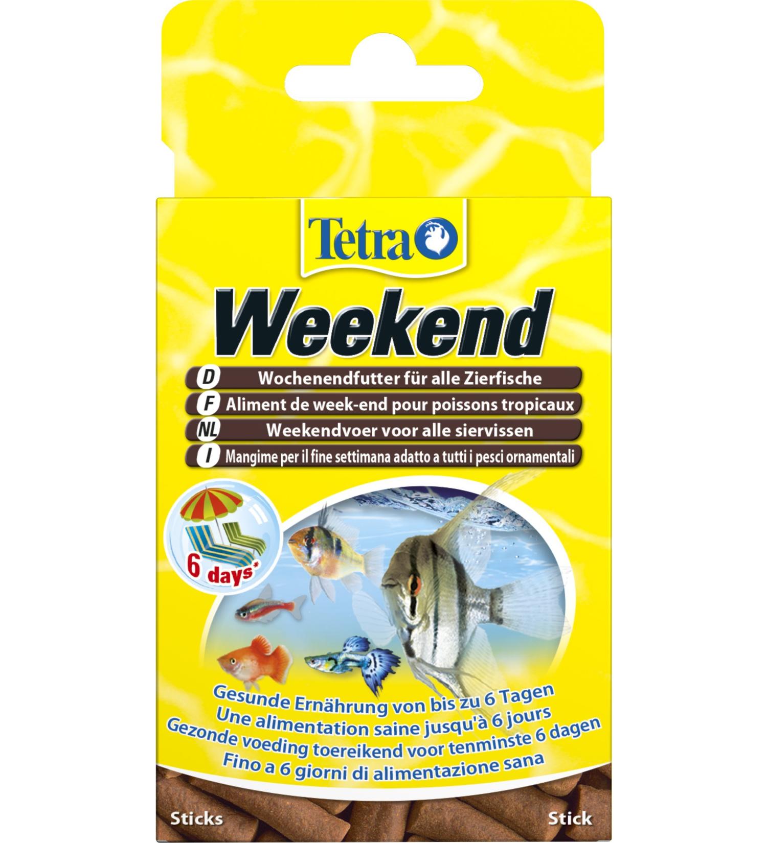Tetramin Weekend Futter Sticks - 20 Pieces (18g) for All Decorative Fish | International Shipping Available - Buy Online on SooperMarket.com