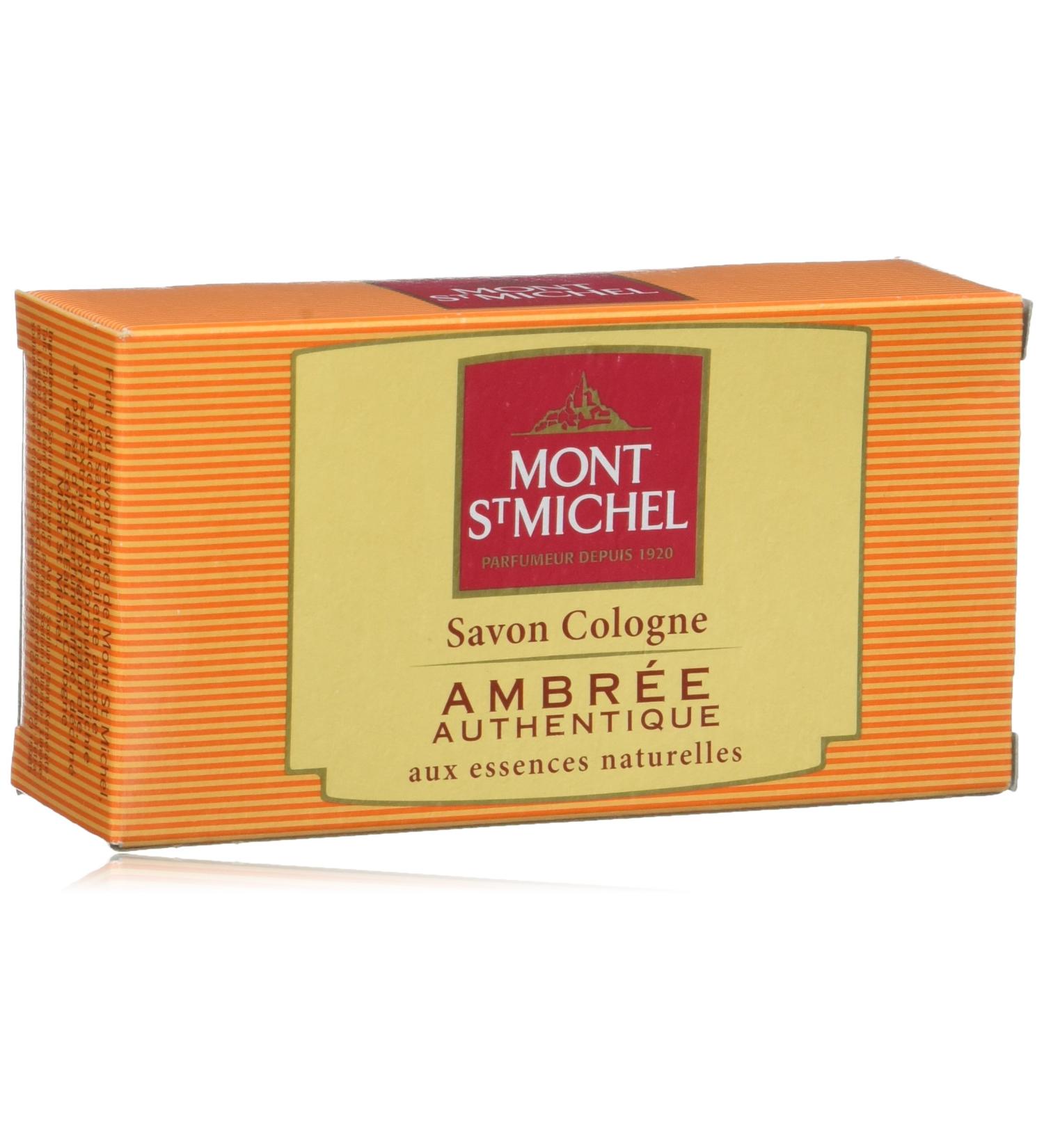 Mont St Michel - Savon Cologne Solide - Ambr e Authentique - 125 g- Lot de 8 - Buy Online on SooperMarket.com