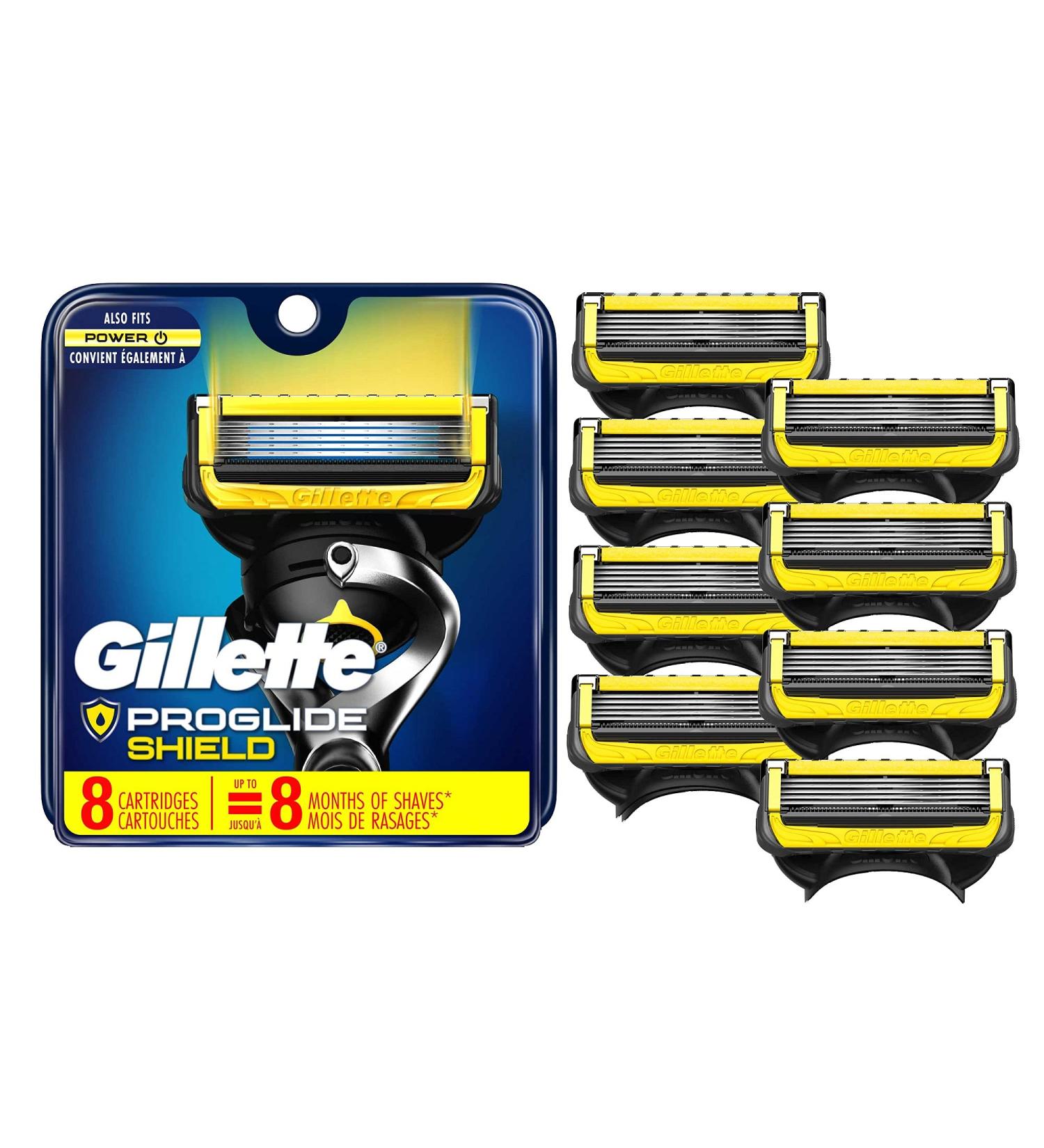 Gillette ProGlide Shield Razor Blade Refills 8ct - Skin Irritation Protection - Buy Online on SooperMarket.com