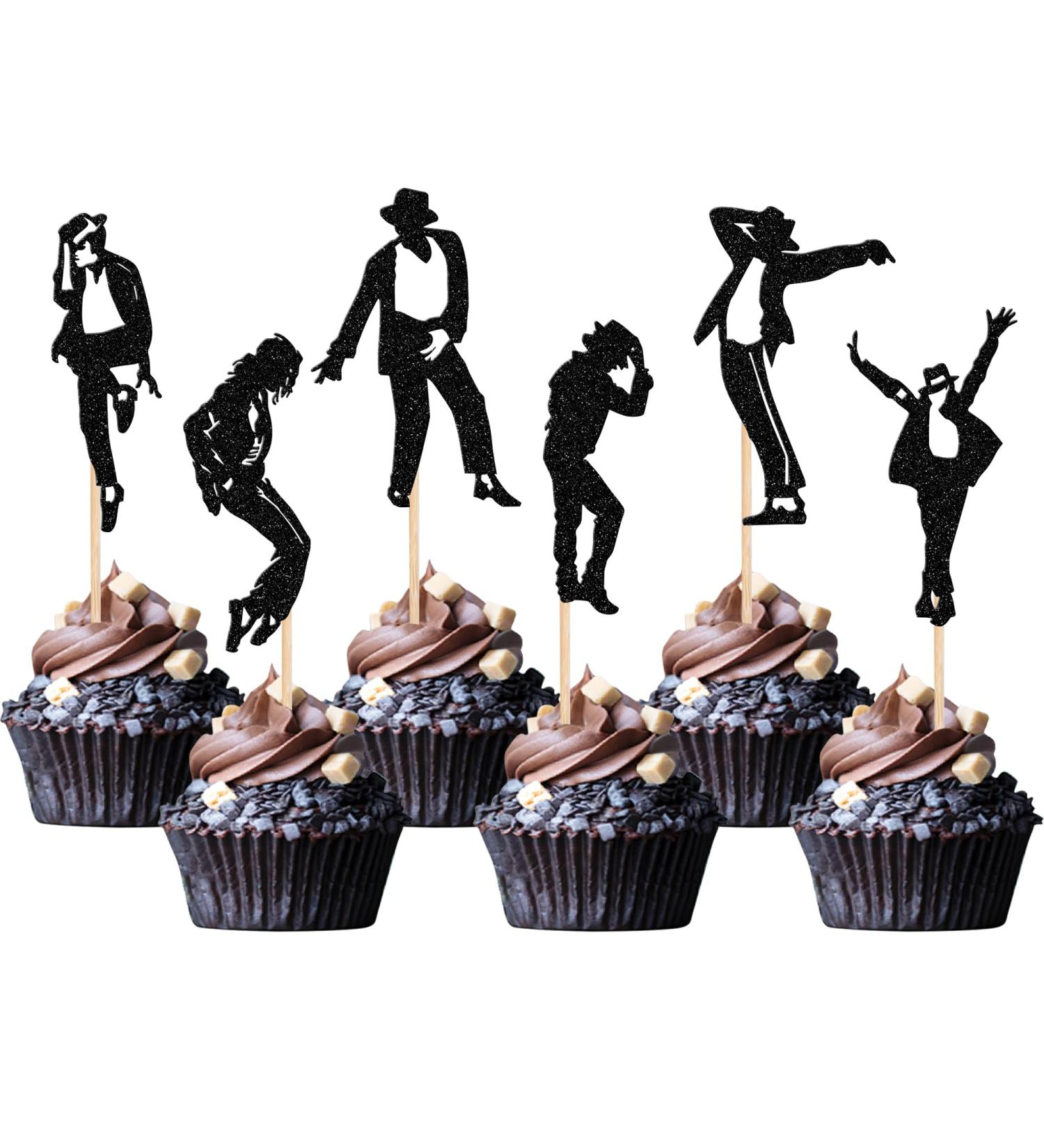 Rsstarxi 24 Pack Dance King Cupcake Toppers Happy Birthday Cupcake Toppers Forever God Art Dance Theme Birthday Cupcake Picks for Anniversary Birthday Party Cake Decorations Design 1 - Buy Online on SooperMarket.com