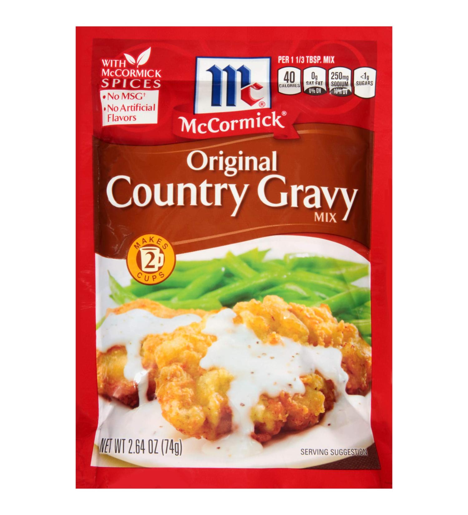 McCormick Country Gravy Original 2.64 OZ (Pack of 18) - Authentic Southern Style Mix - Buy Online on SooperMarket.com