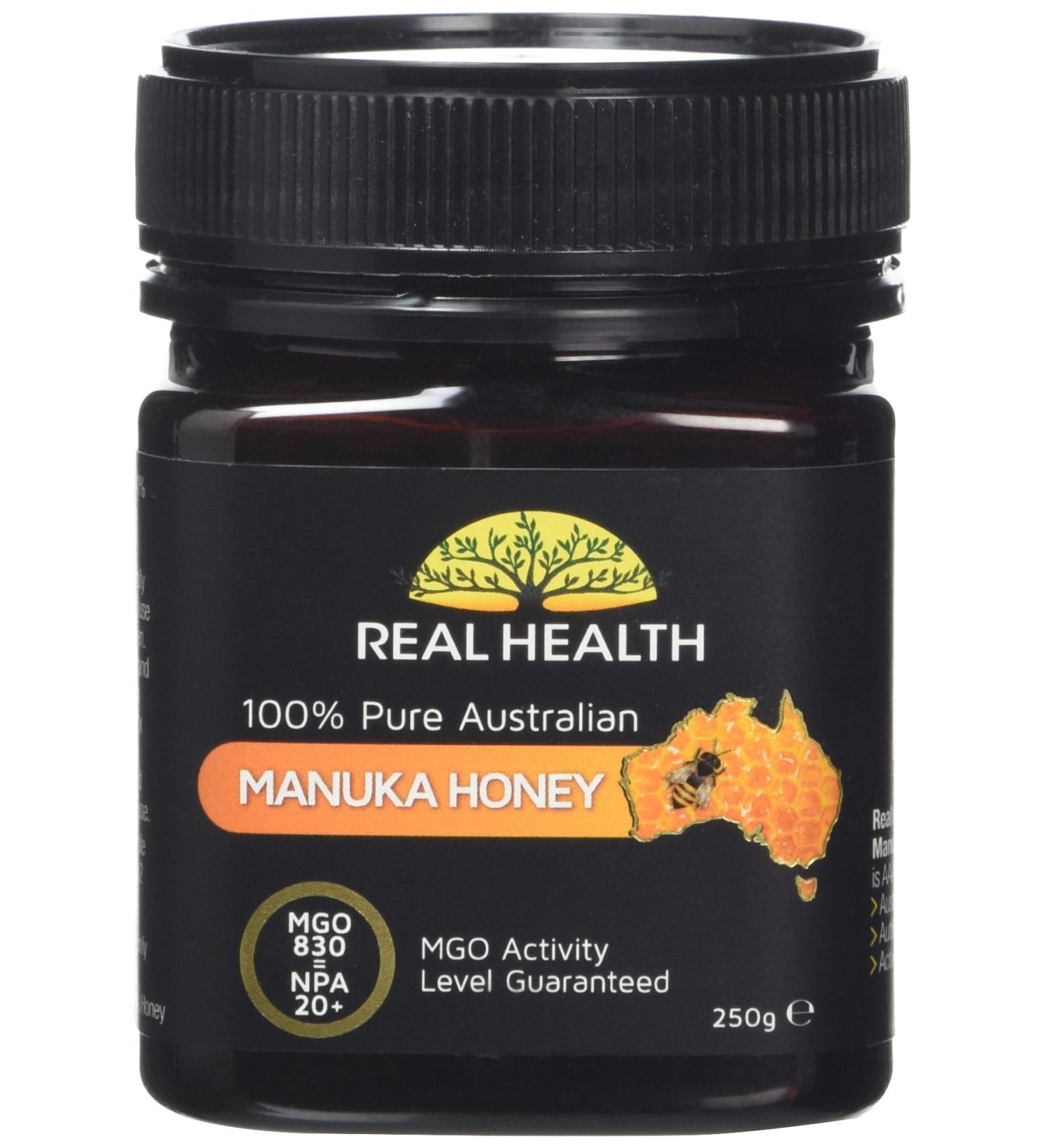 Real Health Manuka Honey MGO 830 | NPA 20+ 250g - Buy Online on SooperMarket.com