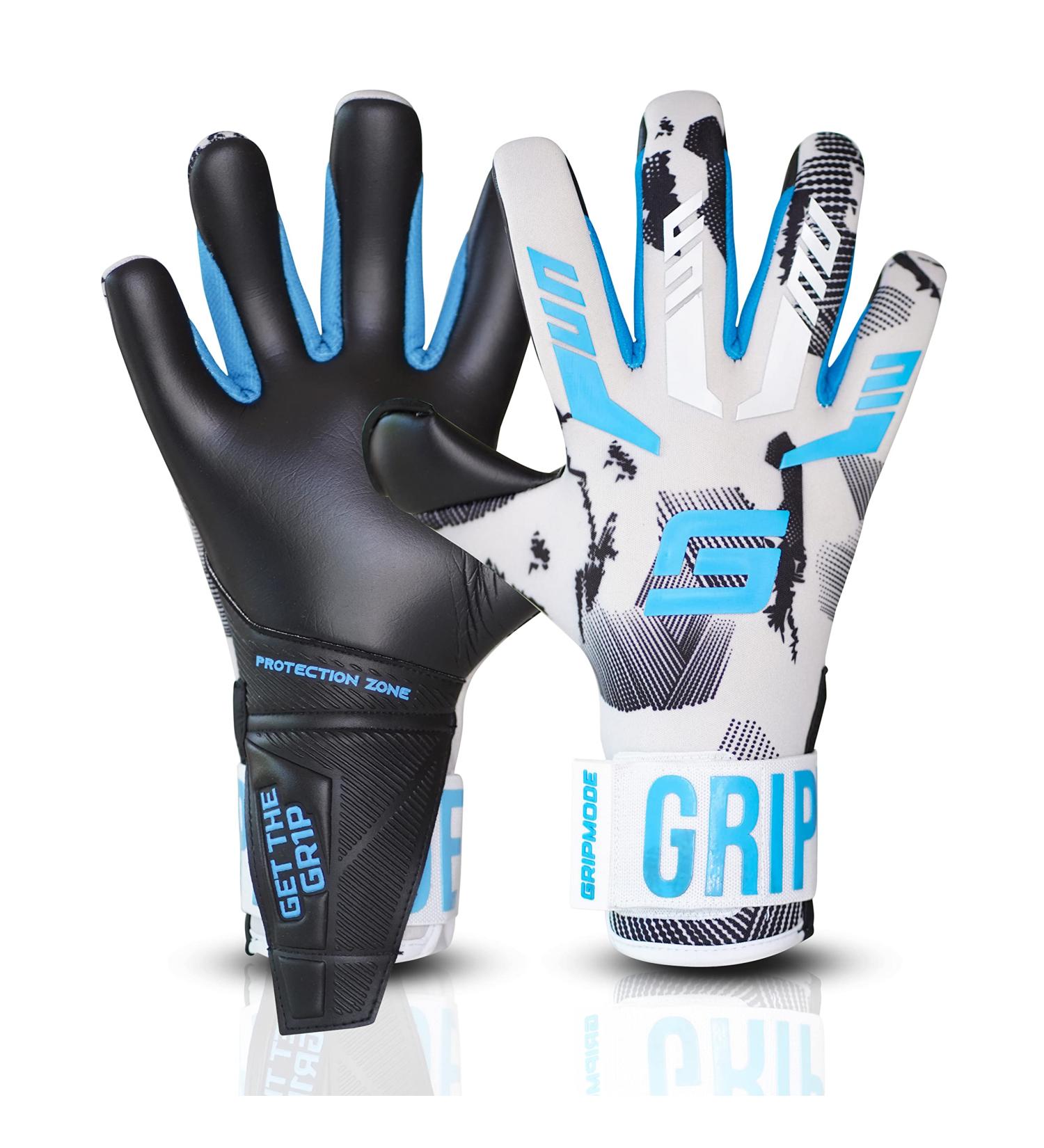 Buy Gripmode Bandit Hybrid Goalkeeper Gloves - Weather-Resistant GripTec Latex | Sizes 7-11 for Kids Teens & Adults - Buy Online on SooperMarket.com