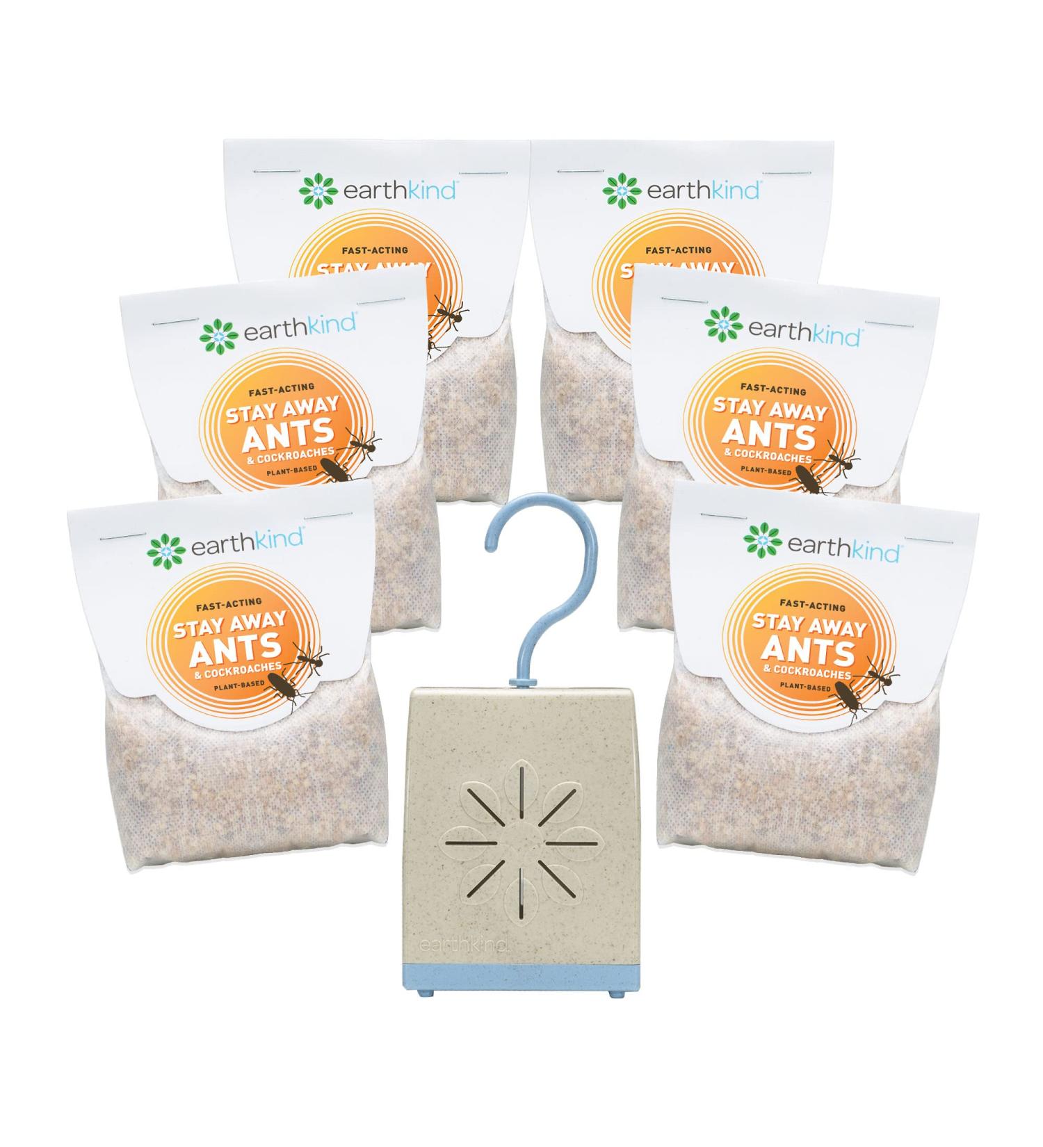 Stay Away Ants & Cockroaches Deterrent - All Natural Pest Control Scent Pouches (6-Pack + Extended Release Pouch Pod) - Buy Online on SooperMarket.com