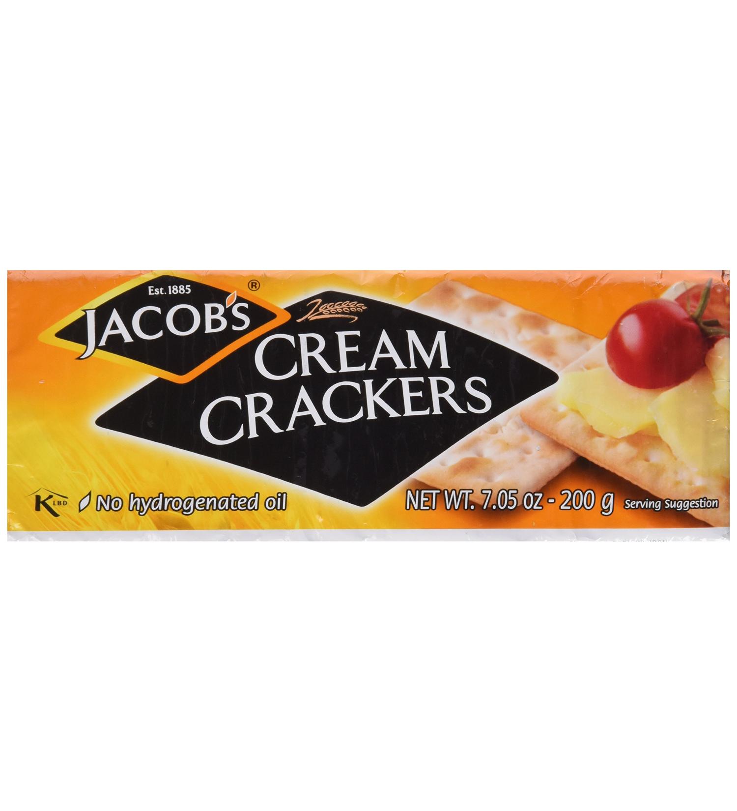 Jacobs Cream Cracker 200g (3 Pack) - Delicious Crunchy Snack for Anytime! - Buy Online on SooperMarket.com