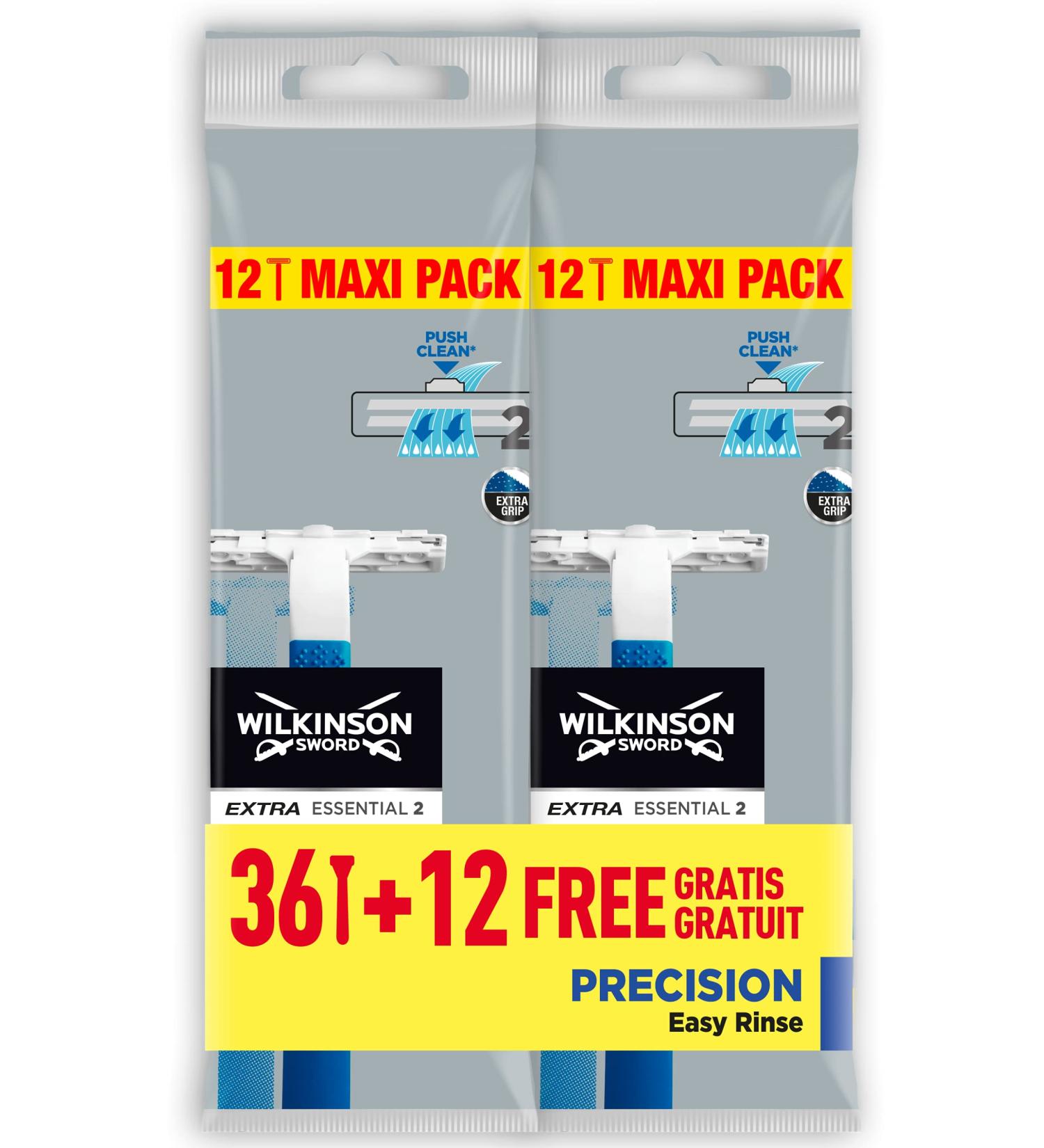 Buy Wilkinson Extra Precision 2 Disposable Razors - Pack of 48 | International Shipping Available - Buy Online on SooperMarket.com