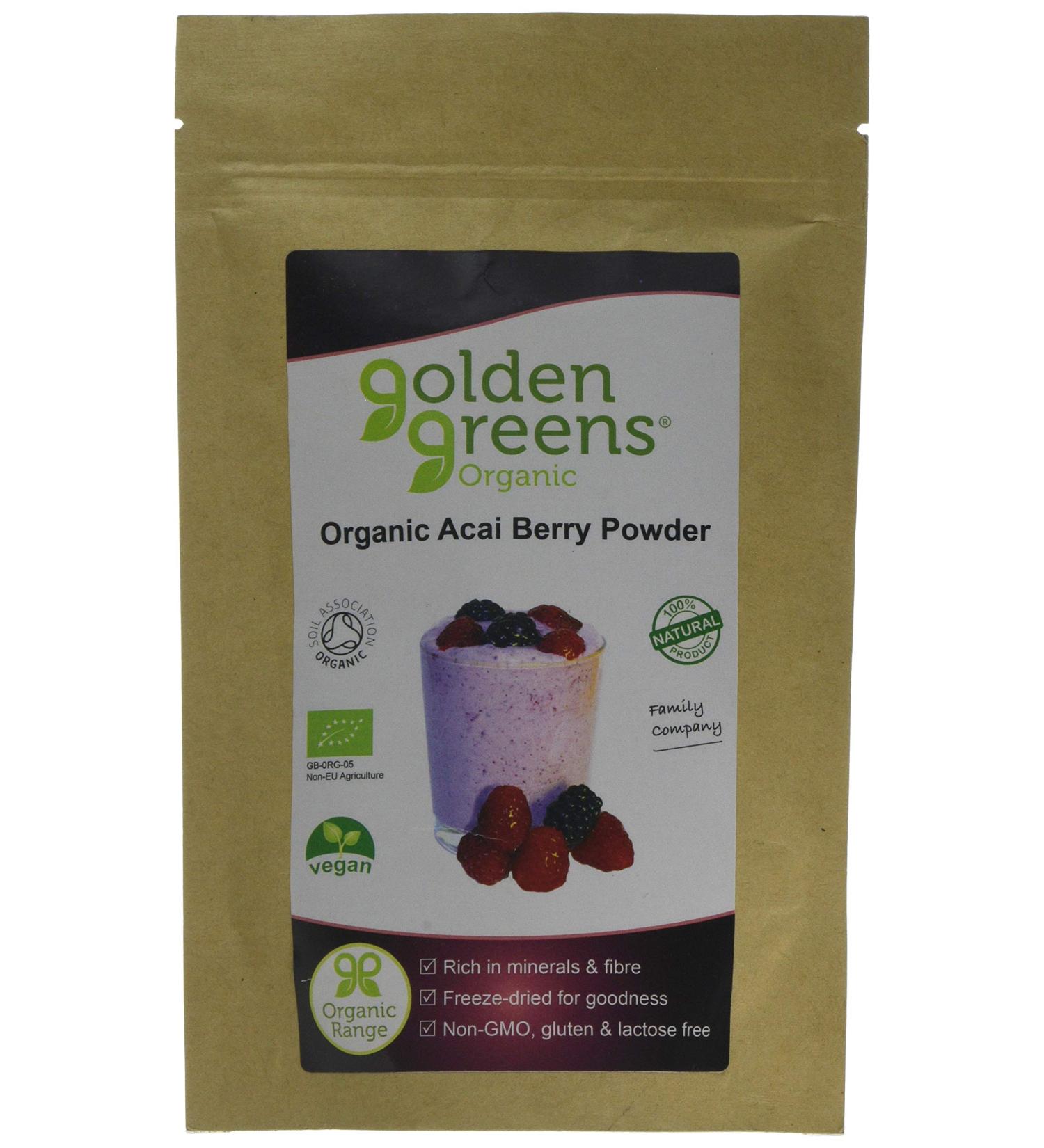 Organic Acai Berry Powder - Pure and Nutrient-Rich Superfood - Buy Online on SooperMarket.com