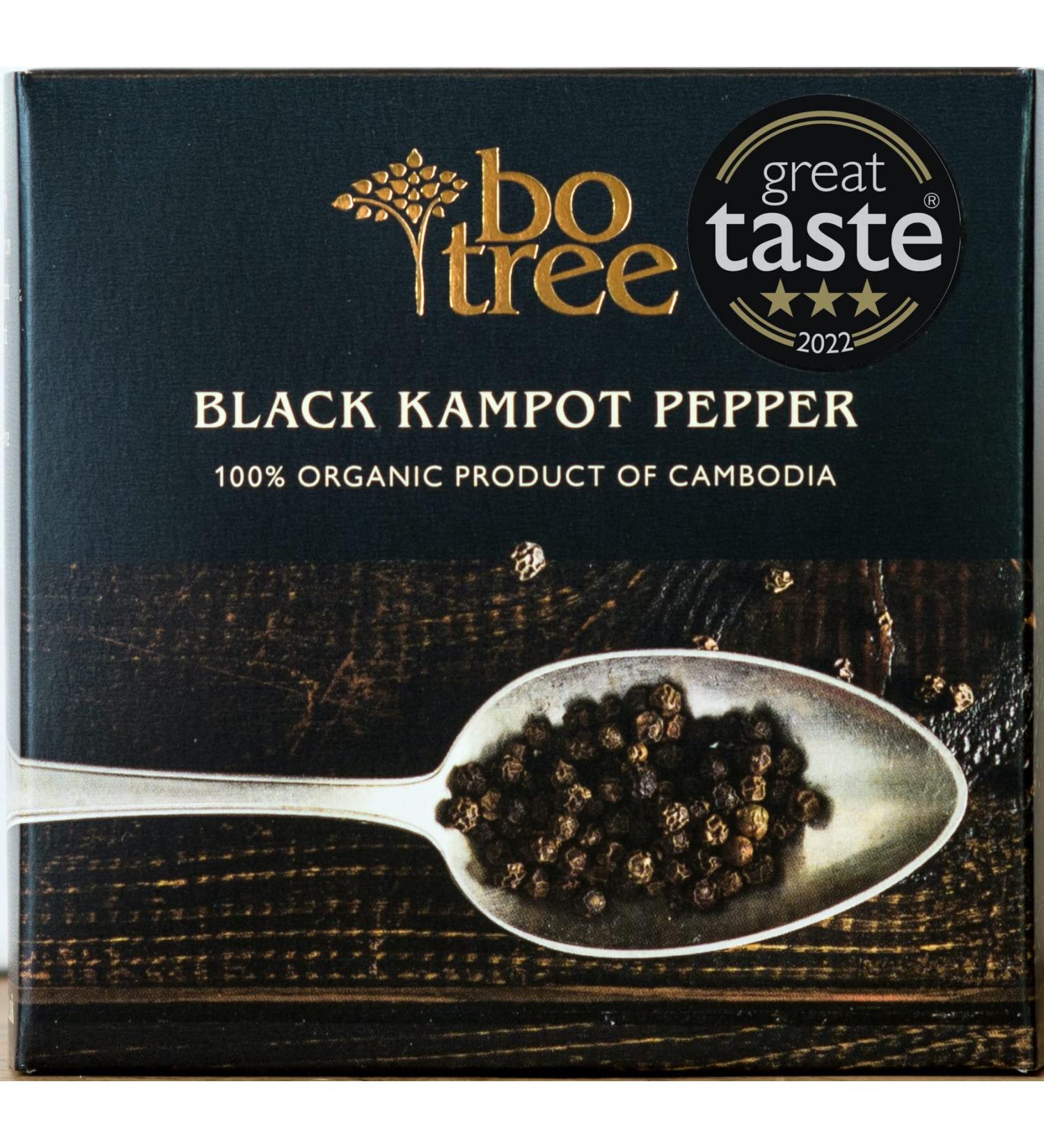 Bo Tree Black Kampot Pepper 90g - Buy Online on SooperMarket.com