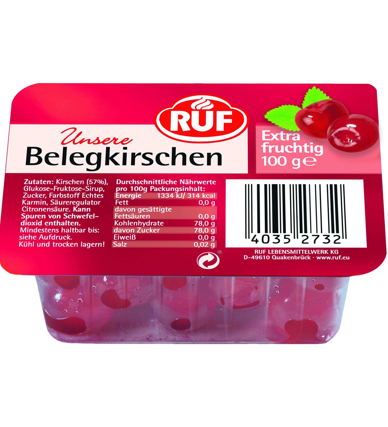 Buy Call Red Alcohol-Free Cocktail Cherries - Extra Fruity Maraschino Cherries for Cakes Cocktails & Fruit Salad | 100g - Buy Online on SooperMarket.com