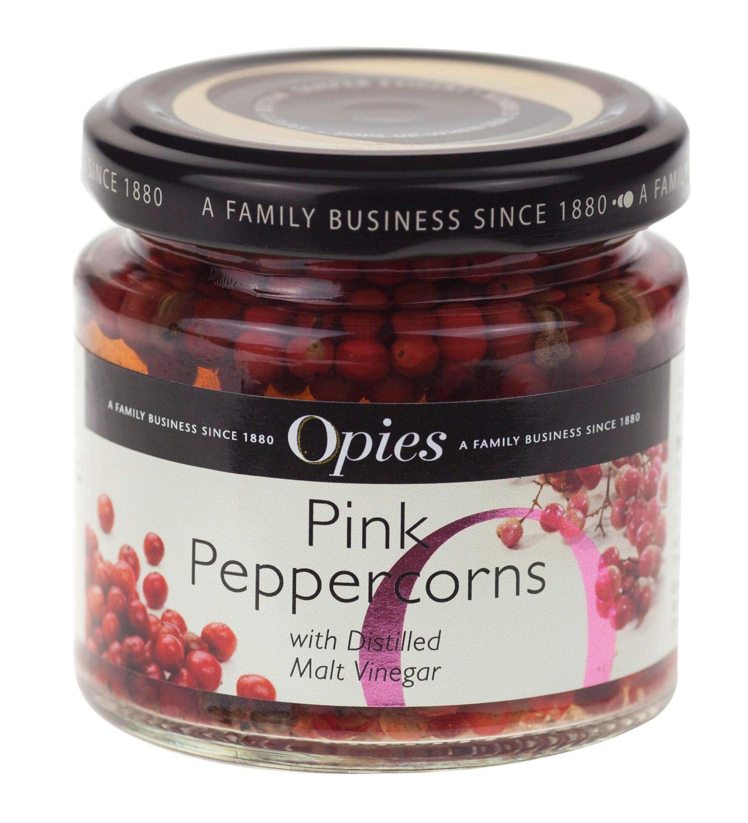 Opies Pink Peppercorns with Malt Vinegar - 6x105g