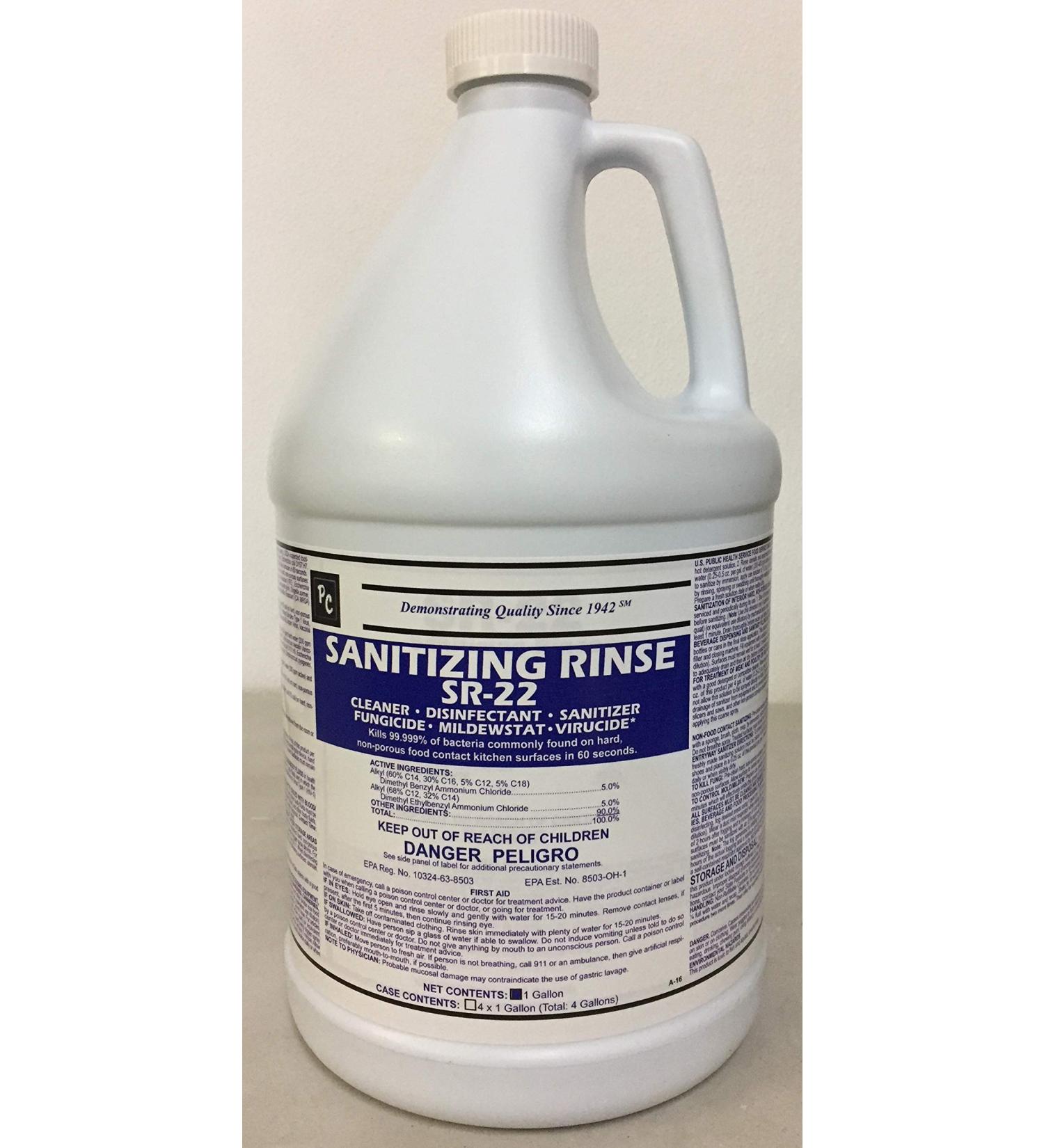 Restaurant Grade Food Safe Concentrated Sanitizer & Disinfectant - Makes 160+ Gallons of Cleaner | International Shipping Available - Buy Online on SooperMarket.com