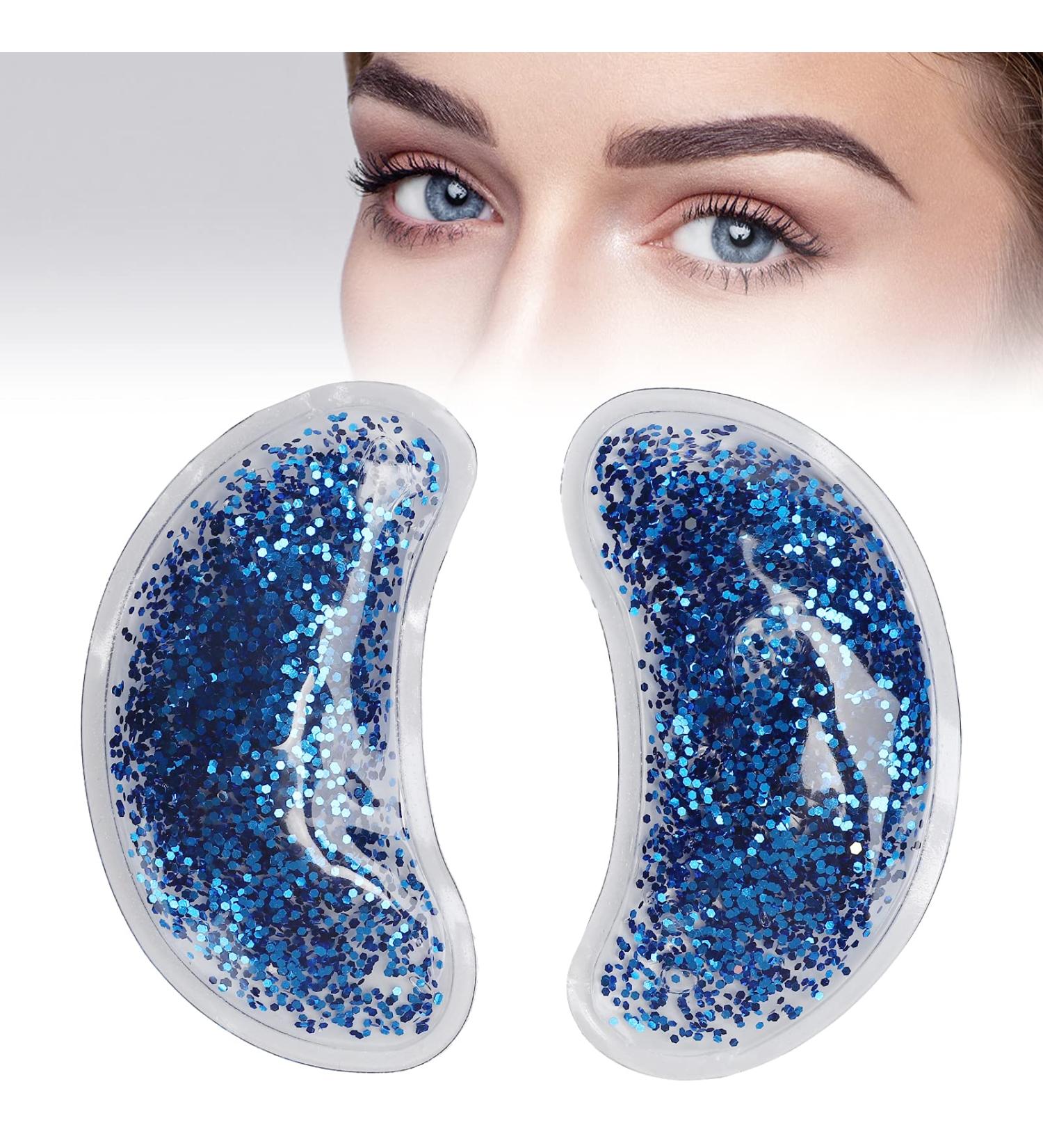 Reusable Gel Eye Mask - Hot Cold Therapy for Tired Eyes & Dark Circles (Blue) - Buy Online on SooperMarket.com