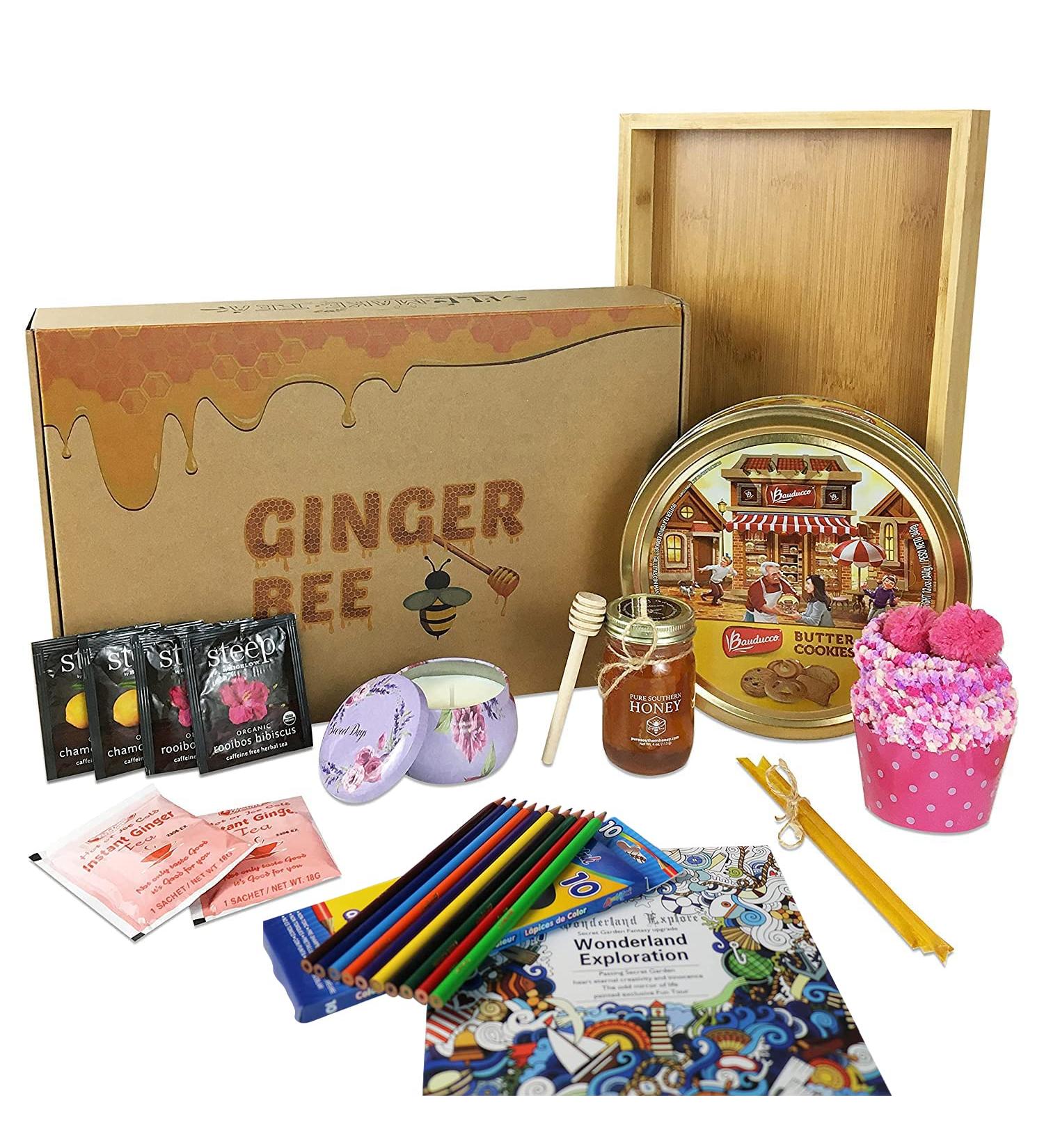Get Well Soon Gift for Women - Stress Relief Care Package with Mandalas Book - Buy Online on SooperMarket.com