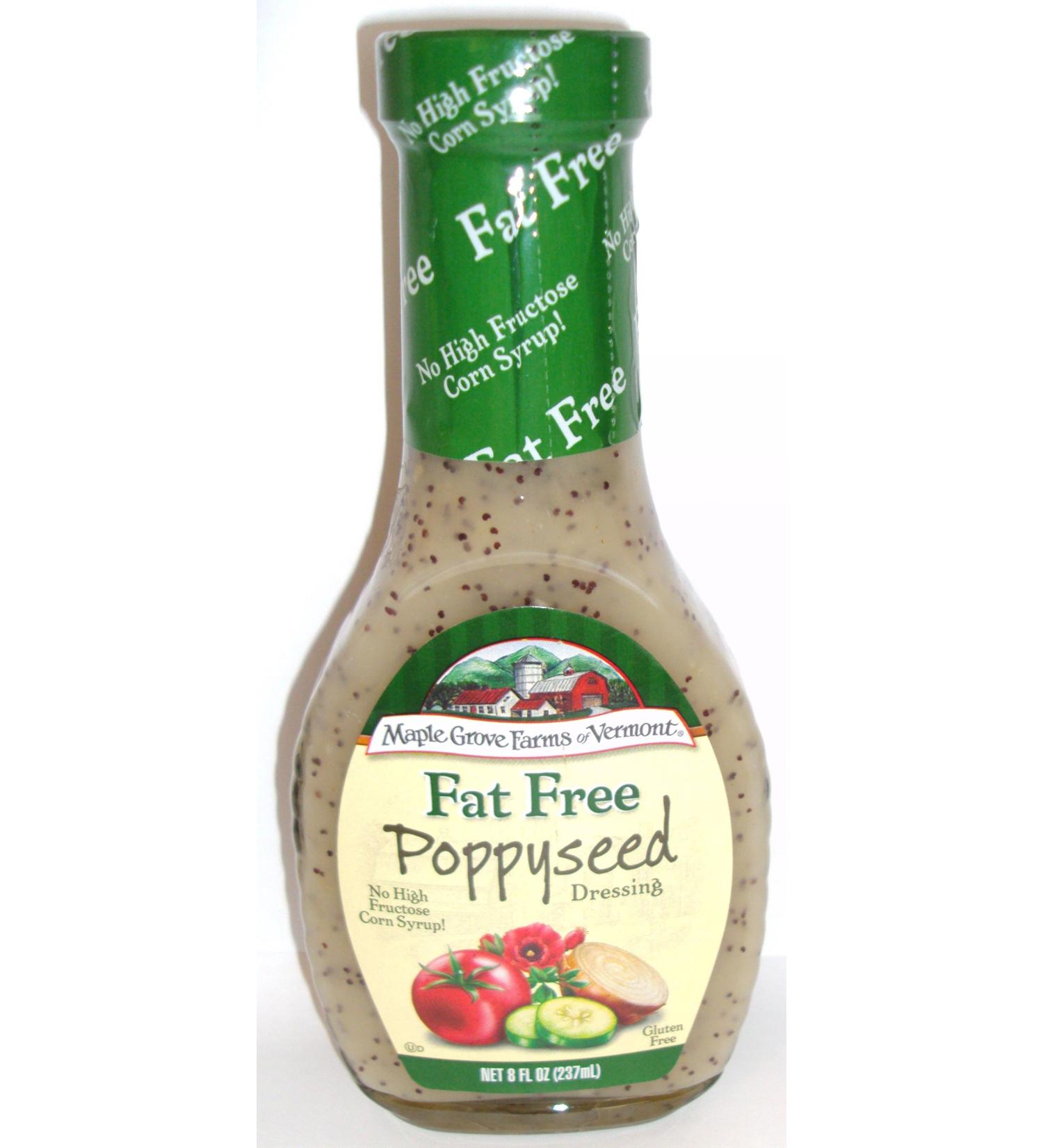 MAPLE GROVE DRSSNG FF POPPYSEED, 8 OZ(Pack of 3)