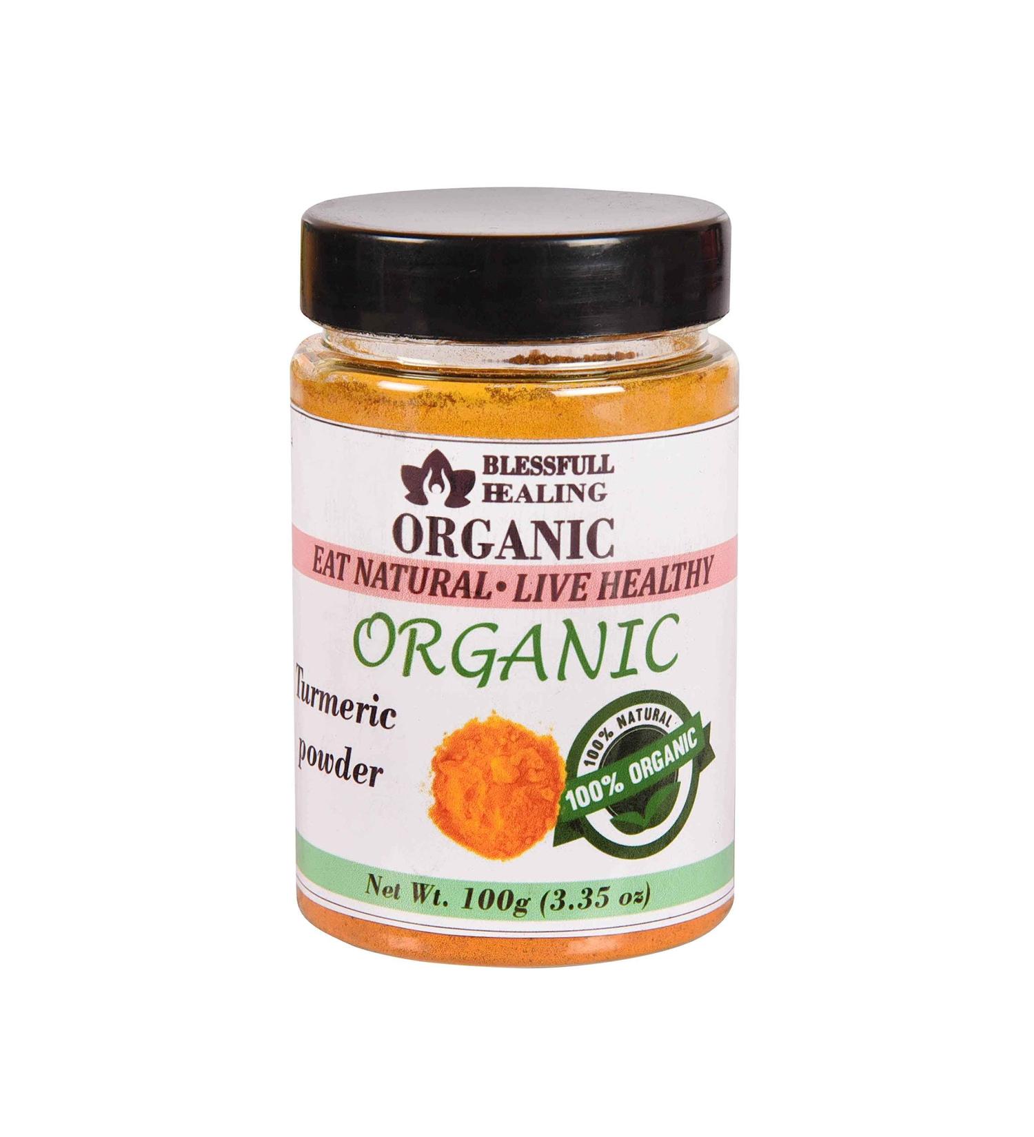 Blessfull Healing Organic Turmeric Powder 100 Gram Airtight Container (Packing May Vary) 100 Gram 3.35 oz - Buy Online on SooperMarket.com