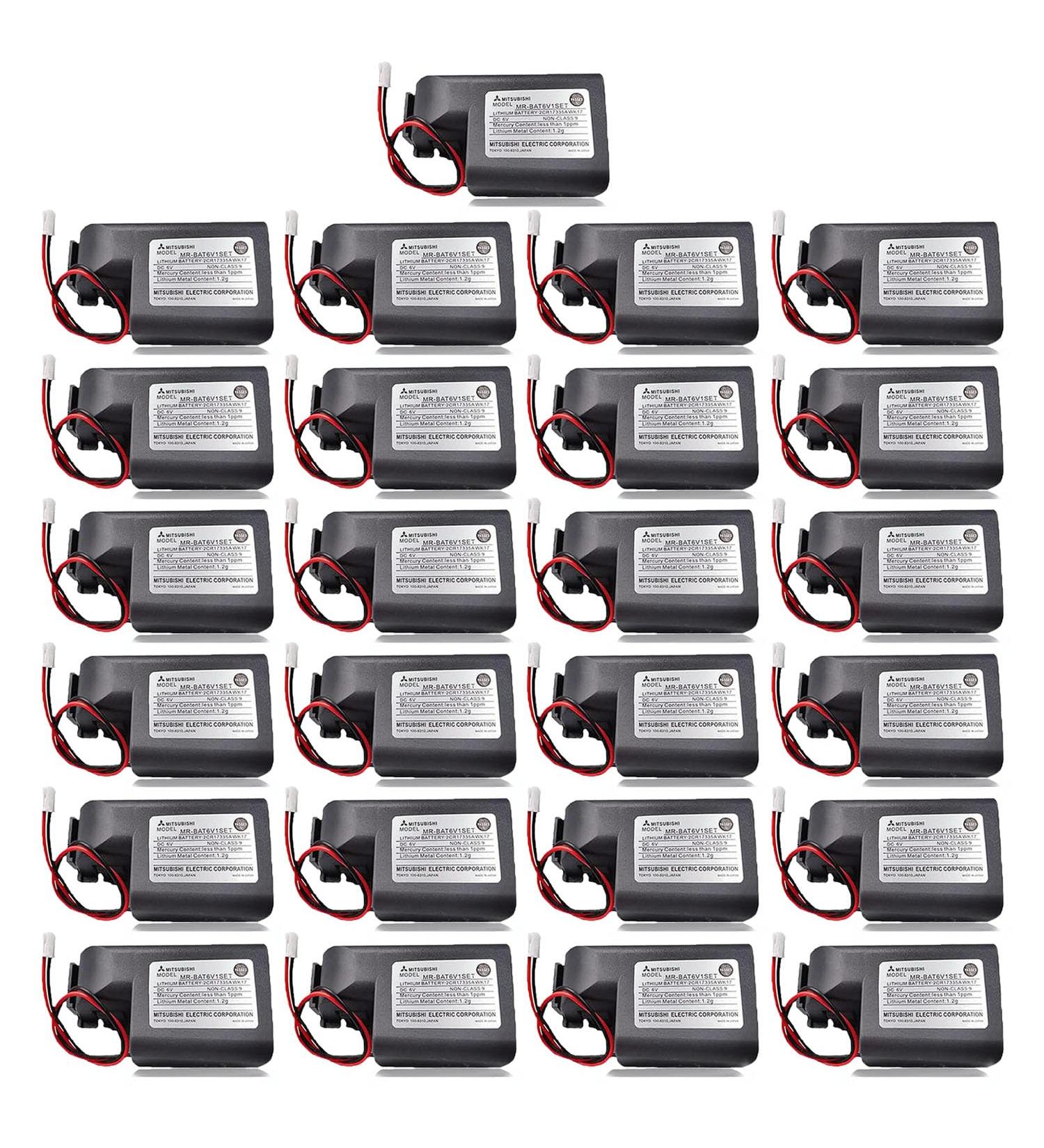Buy 25 Pack 6V MR-BAT6V1SET 2CR17335A WK17 Battery for M80 Driver J4 Servo System - 1800mAh International Shipping Available - Buy Online on SooperMarket.com