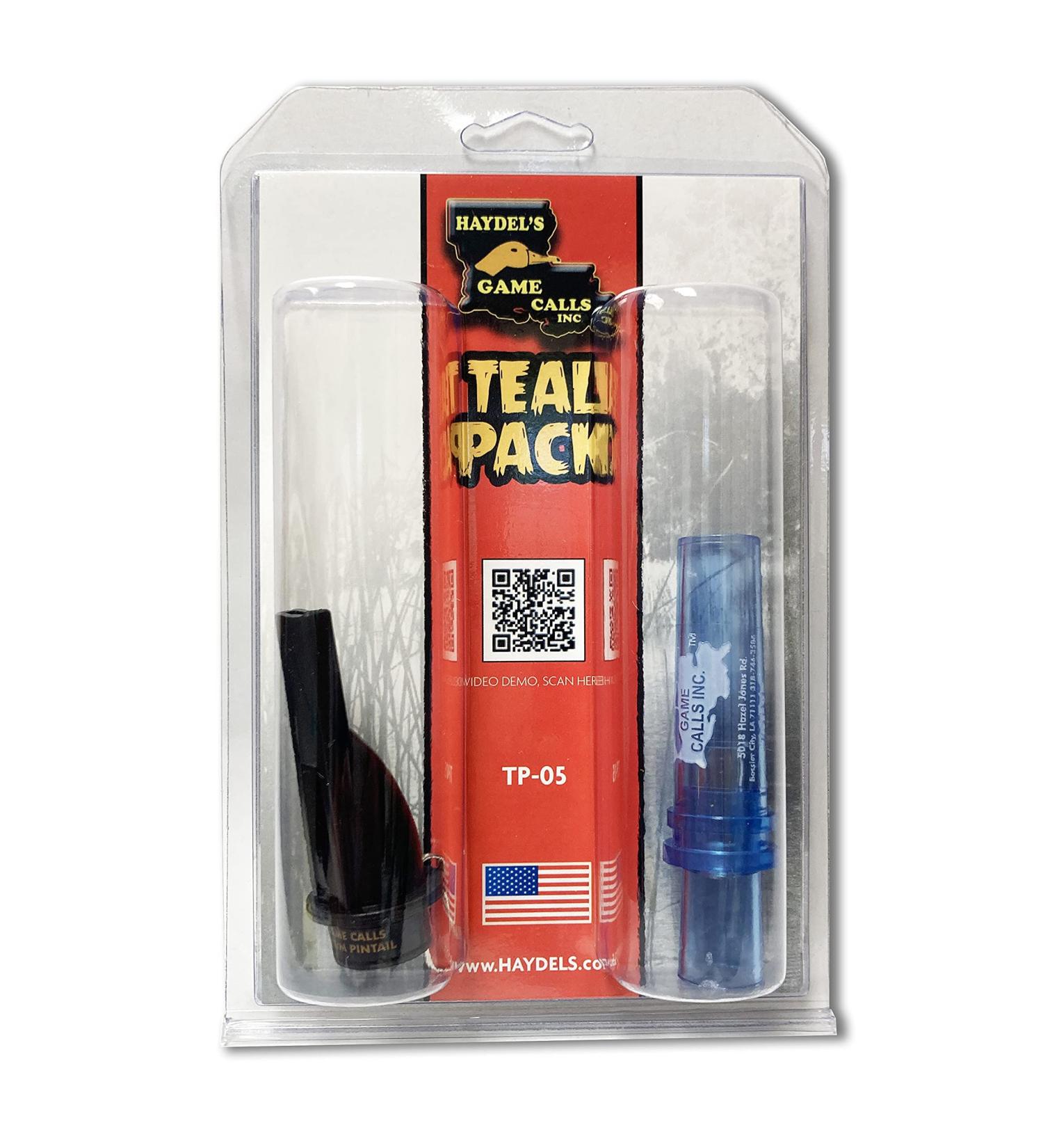 Haydel's Game Calls TP-05 Teal Duck Call Pack - BT-85 Blue Winged Teal Call + MP-90 Green Winged Teal Peeps - Buy Online on SooperMarket.com