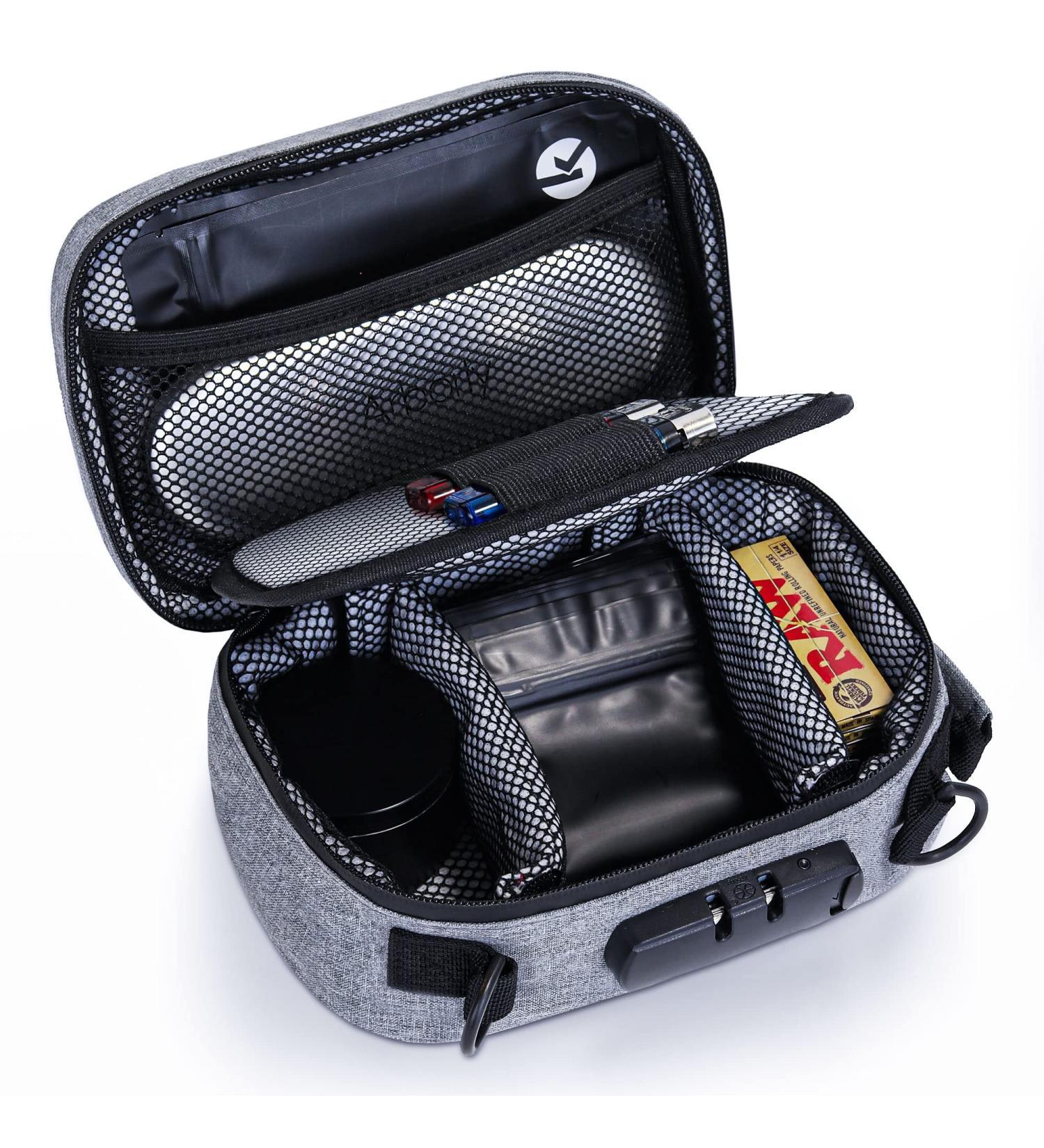Smell Proof Odorless Bag with Combination Lock - Stash Box & Medicine Container - Buy Online on SooperMarket.com