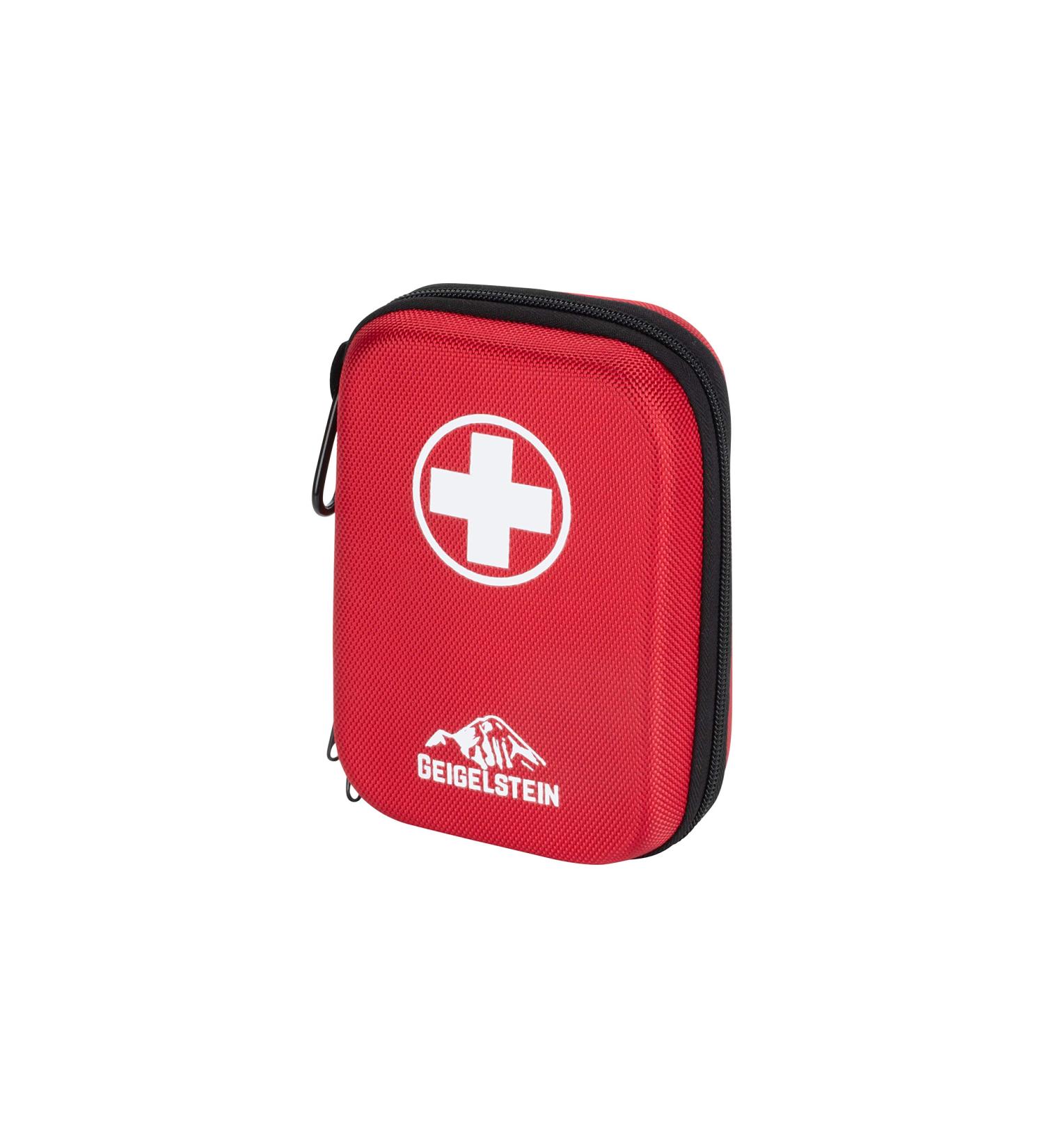 Buy GEIGELSTEIN Travel First Aid Kit Made in Germany | Stainless Steel Tweezers for Hiking Cycling & Outdoor Adventures - Buy Online on SooperMarket.com