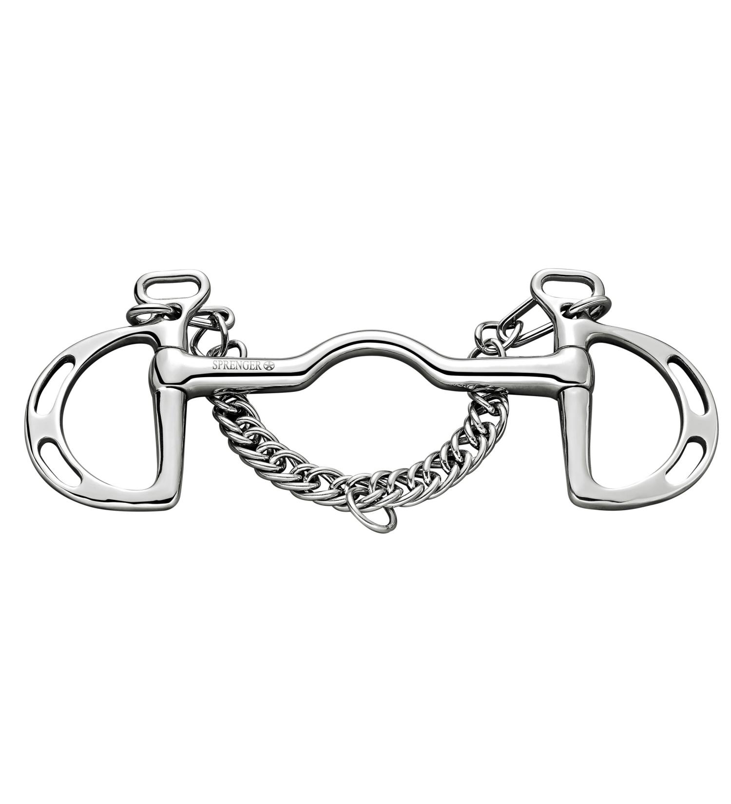 Sprenger - Spring curb bit bar silver 16 mm