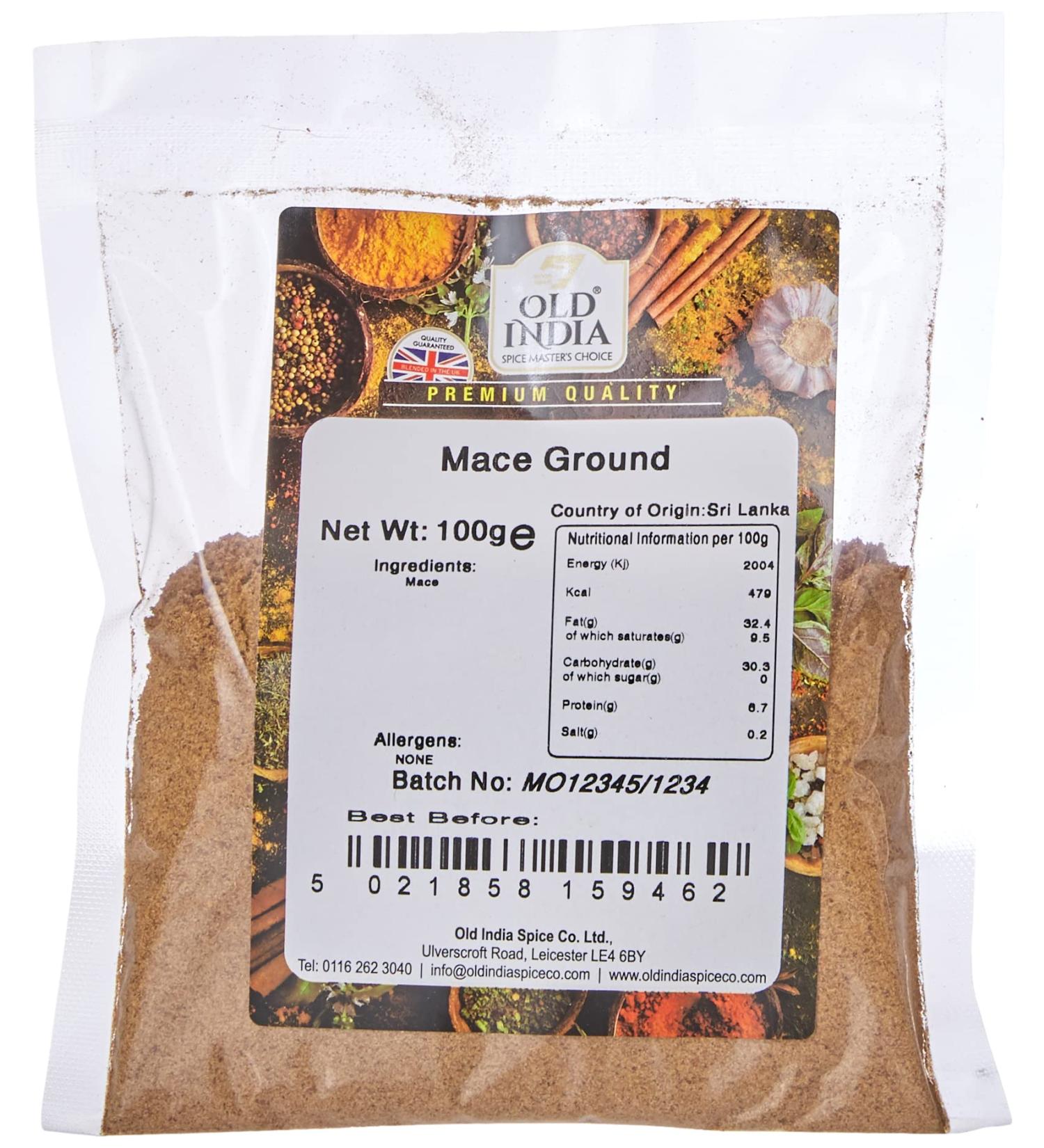 Old India Mace Ground 100g - Premium Quality Spice (Pack of 1) - Buy Online on SooperMarket.com
