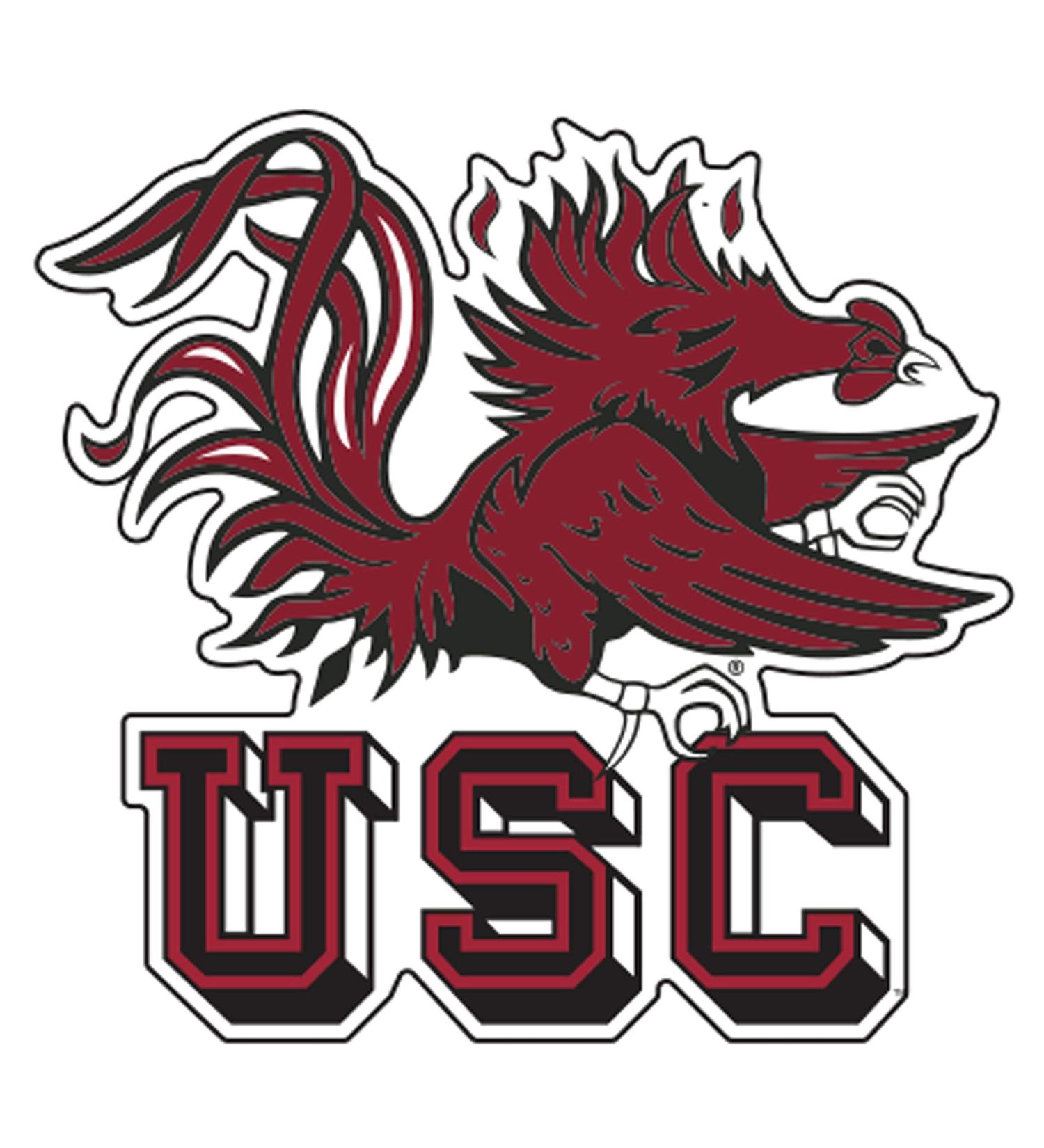 Craftique South Carolina Decal (Gamecock USC Decal (4''), 4 in)