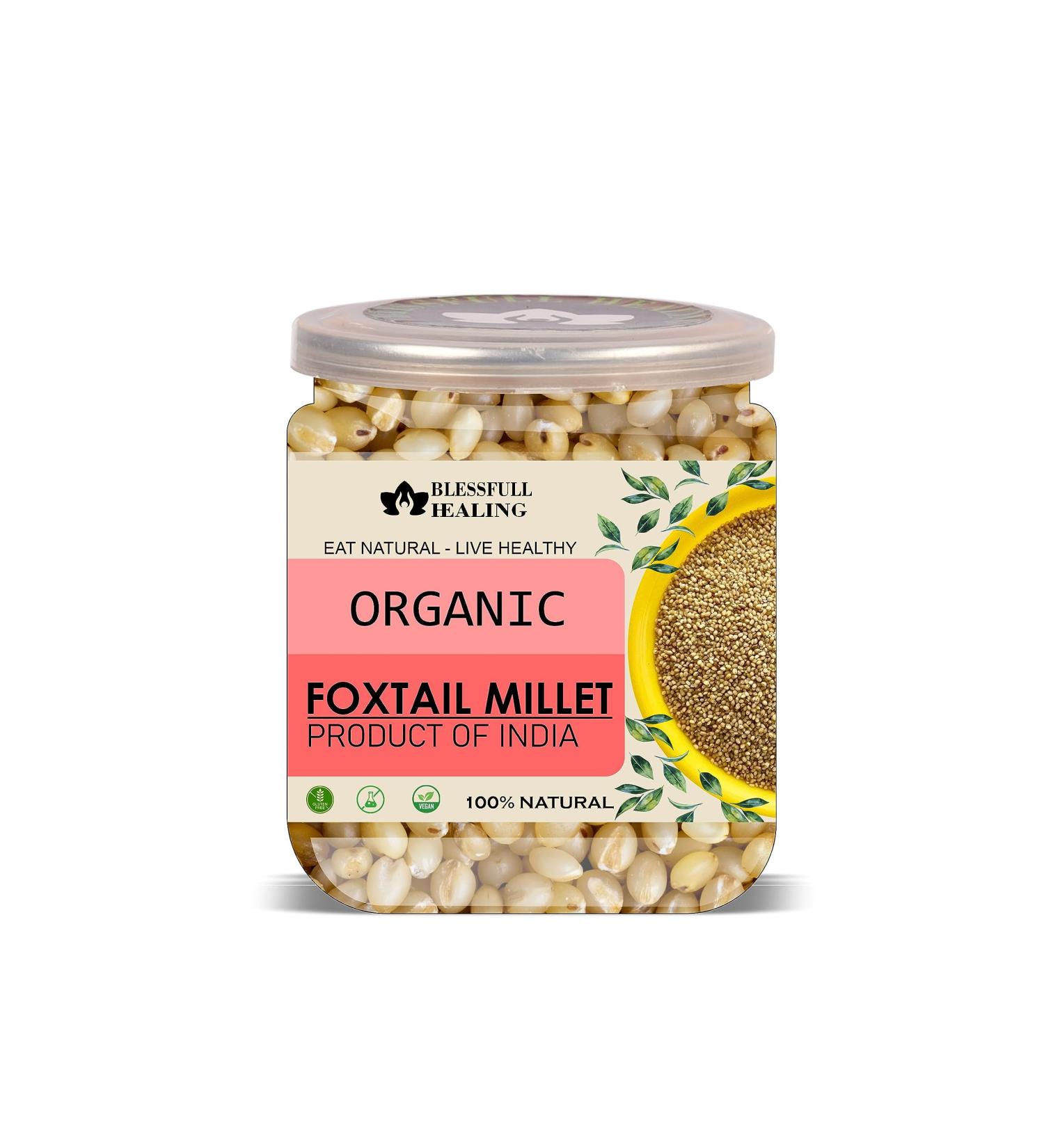 Blessfull Healing Organice Foxtail Millet 2 lb (907 Gram) - Buy Online on SooperMarket.com