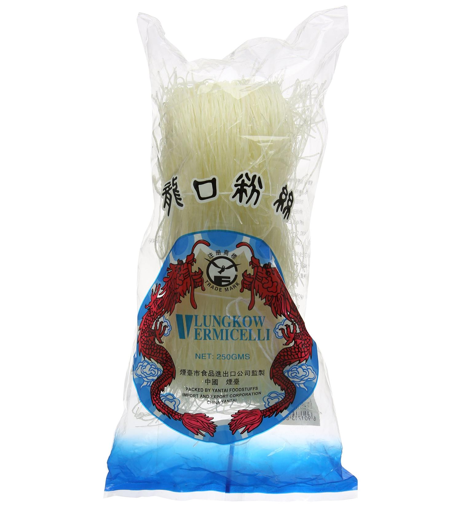 Lungkow Vermicelli 250g - Premium Quality Chinese Rice Noodles - Buy Online on SooperMarket.com