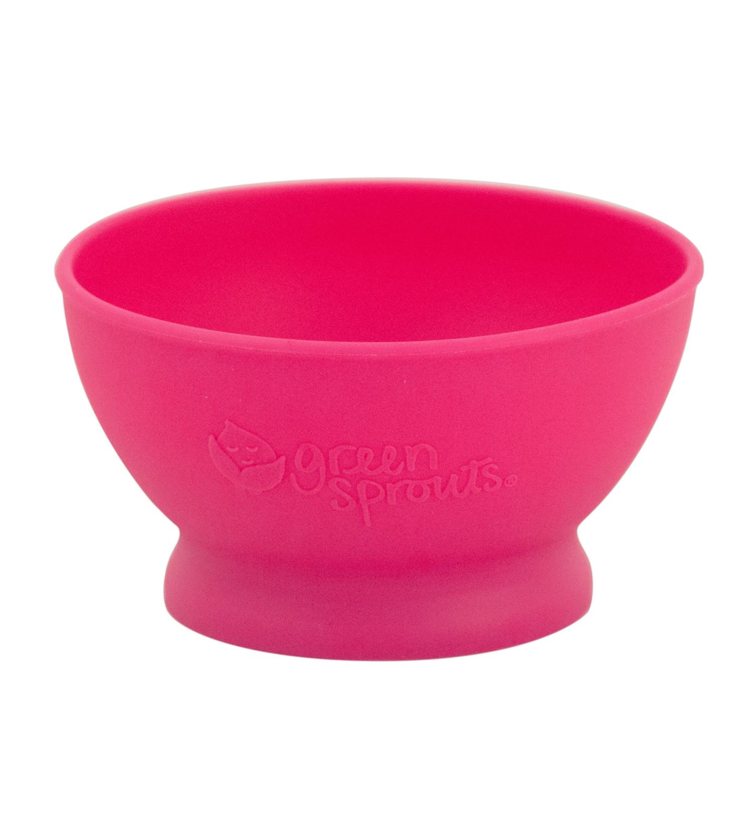 Green Sprouts Pink Feeding Bowl for 6+ Months â€“ Baby Feeding Essentials - Buy Online on SooperMarket.com
