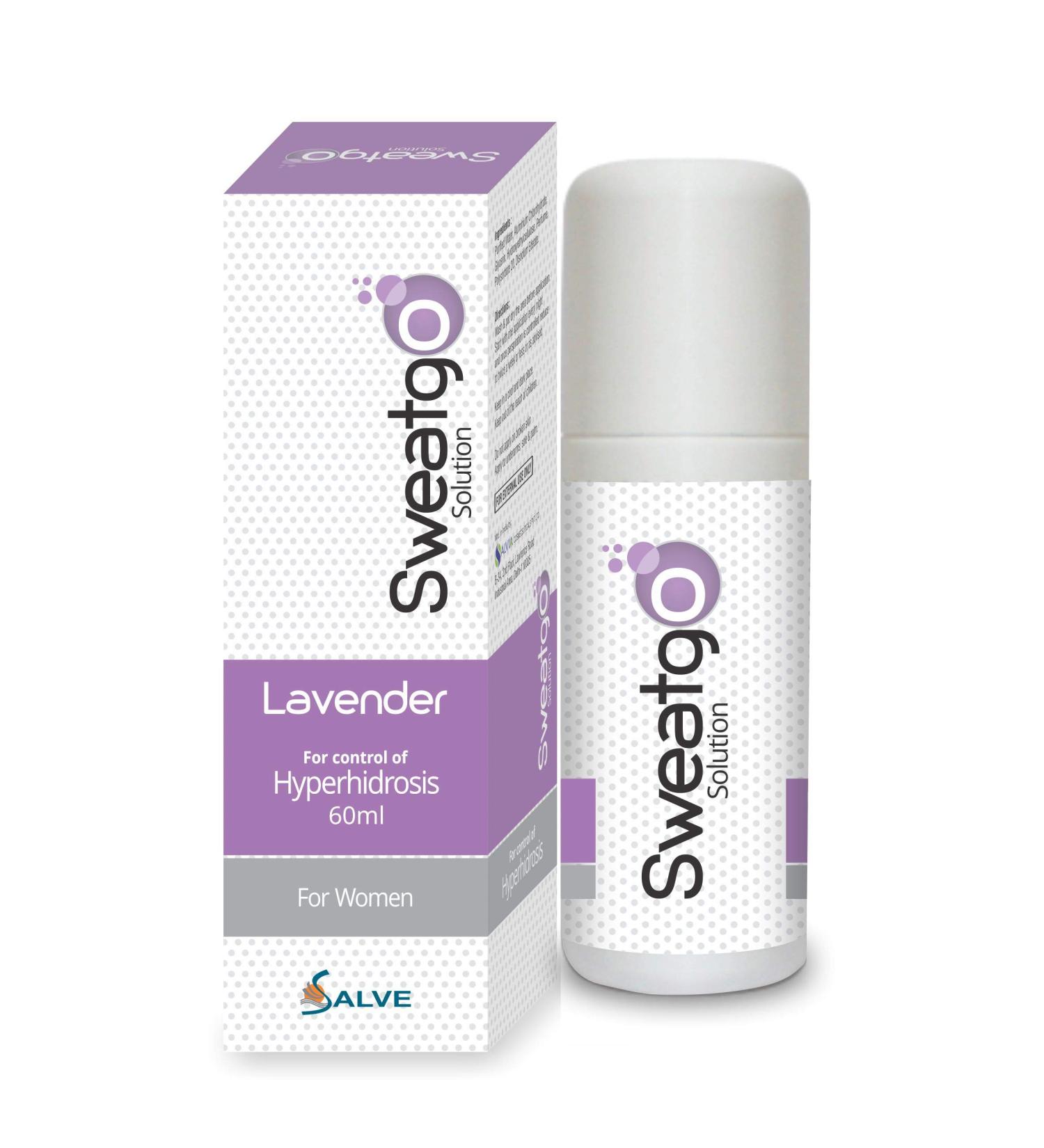 Sweat Go Rollon Antiperspirant Lavender For Women - 60 ML - Buy Online on SooperMarket.com
