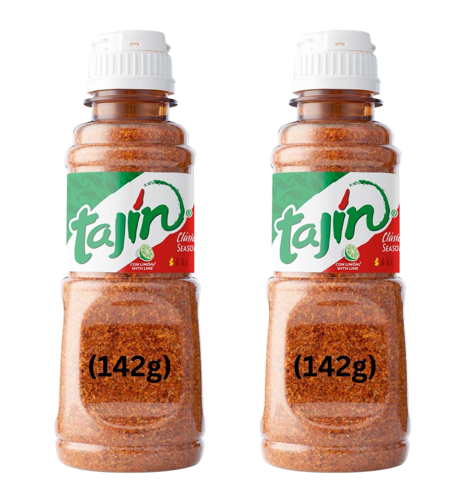Tajin Seasoning Clasico With Lime 142g Tub (Pack of 2) Authentic Mexican Flavouring - Buy Online on SooperMarket.com