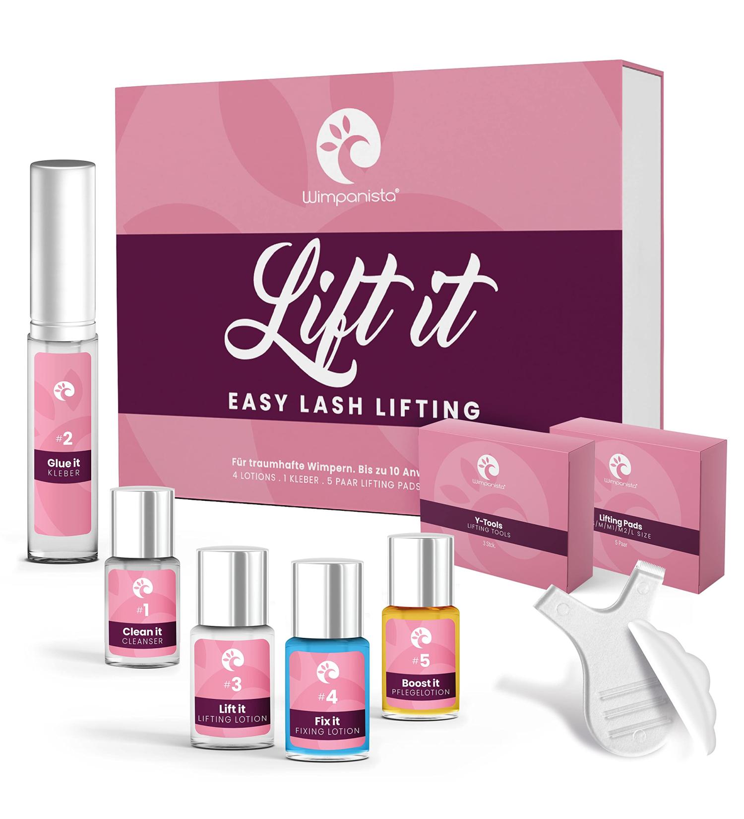 Wimpanista Lash Lifting Set 'Lift It' | Achieve Beautifully Curved Eyelashes - International Shipping Available - Buy Online on SooperMarket.com